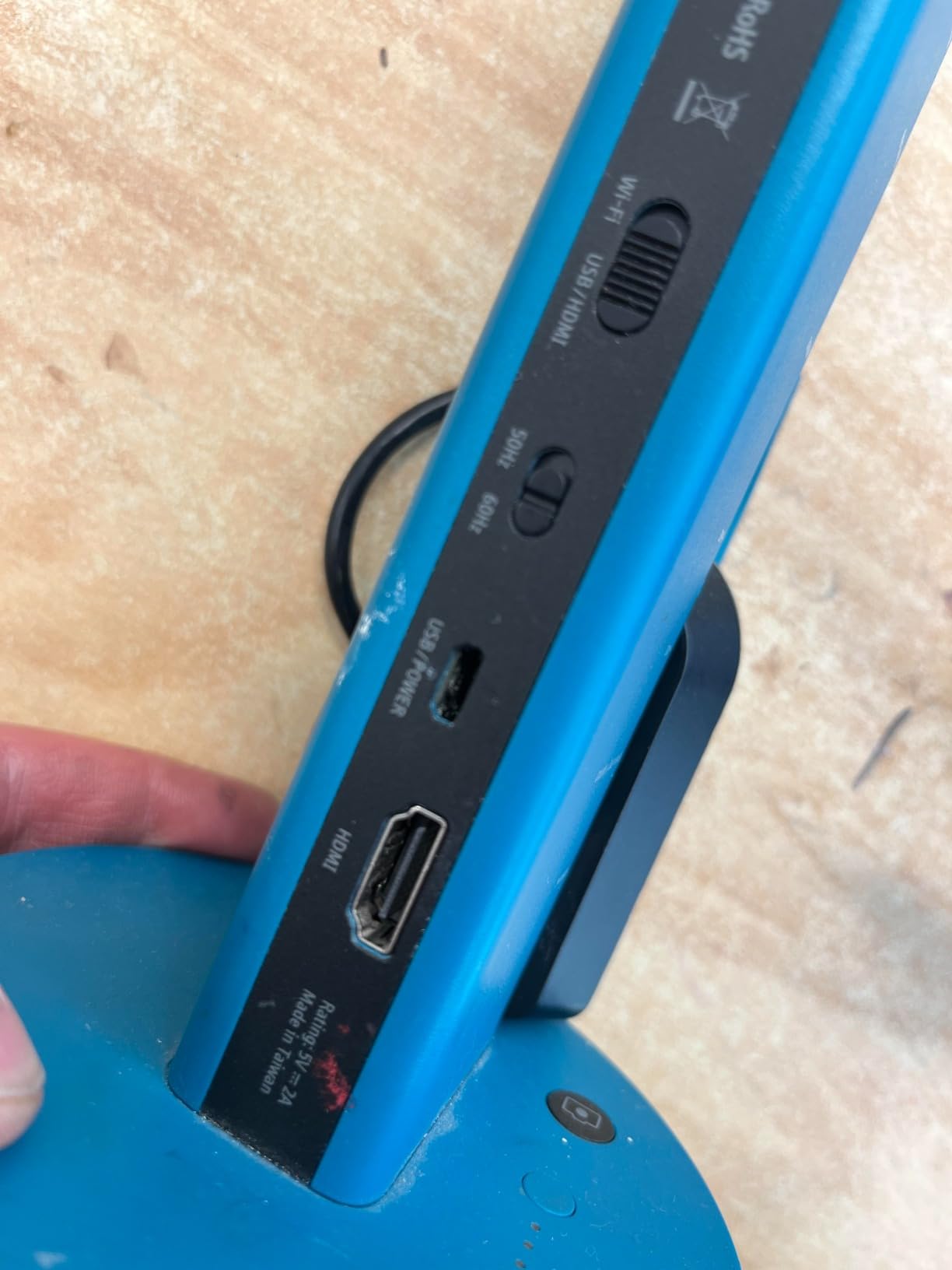 IPEVO VZ-X Wireless 8MP Document Camera, 3 Modes of Connectivity - Wi-Fi, HDMI, and USB, Compatible with Web Conferencing Software, Works Wirelessly with iOS, tvOS, and Android, Black/Blue customer photo 1
