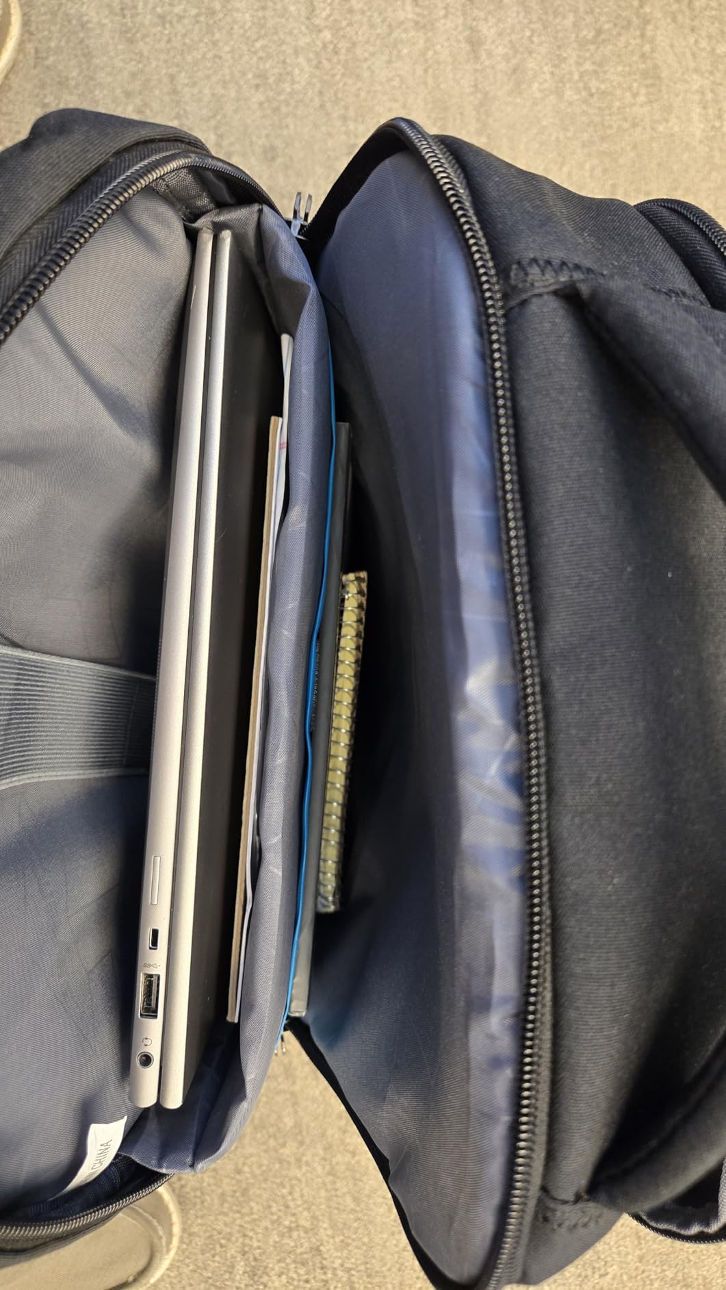 17 Inch Laptop Backpack for Travel Water Resistant College Backpack for Men/Women Laptop Bag with USB Charging Port, Black customer photo 2