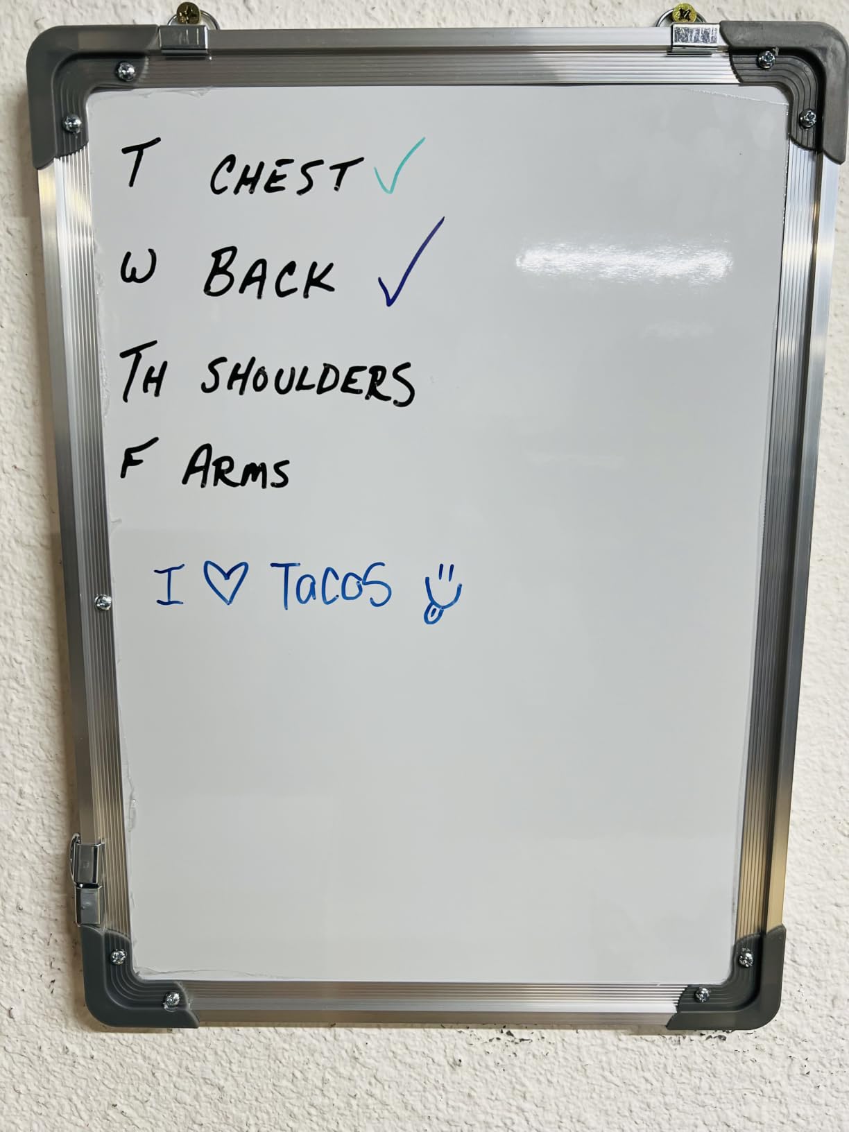 Weekly Calendar Whiteboard for Wall, 16x12 Inches Dry Erase Board, Small Magnetic White Board, Double-Sided Hanging Board for Office School Home Kitchen, Portable Board for Drawing Planning To Do List customer photo 2