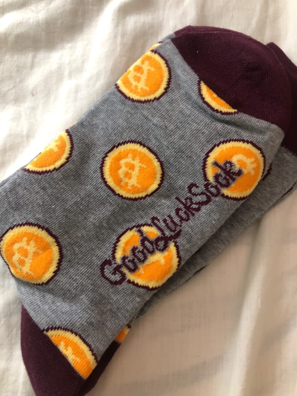 Good Luck Sock Men's Money Socks, Adult customer photo 1