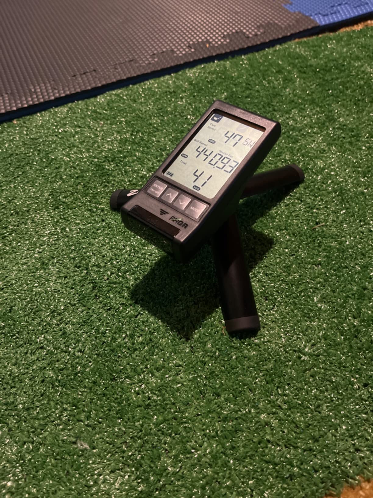 PRGR HS 130-A Portable Golf Launch Monitor | Doppler Radar Measures Club & Ball Speed, Smash Factor, Total & Carry Distance customer photo 1