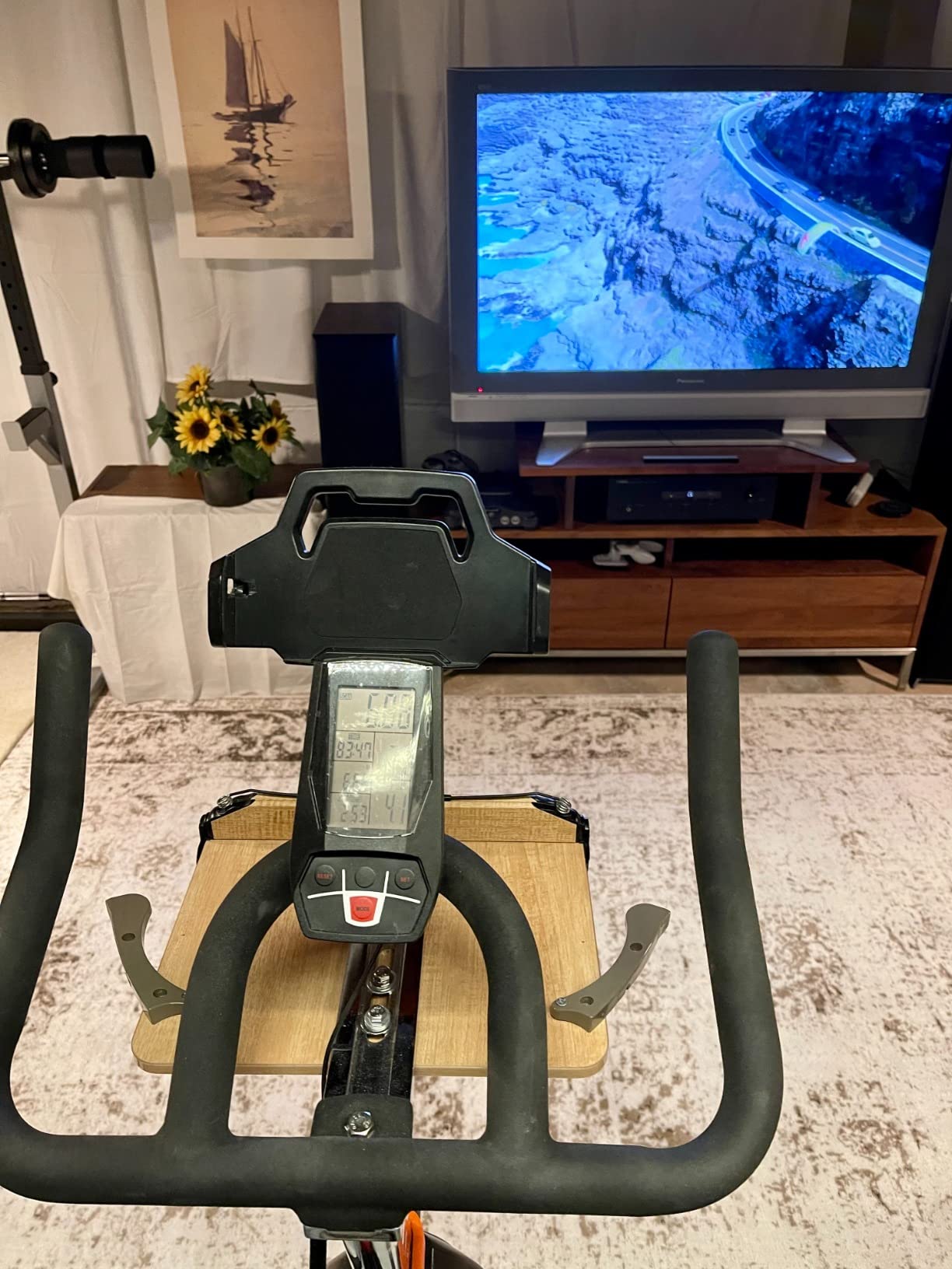 YOSUDA PRO Magnetic Exercise Bike 350 lbs Weight Capacity - Indoor Cycling Bike Stationary with Comfortable Seat Cushion, Silent Belt Drive customer photo 2