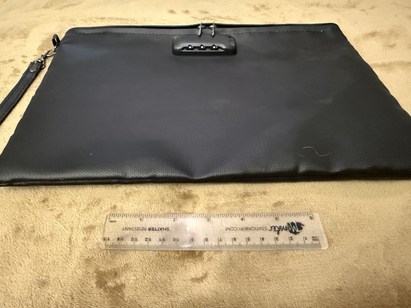 Fireproof Document Bag with Lock, ZOOPIP 14.3