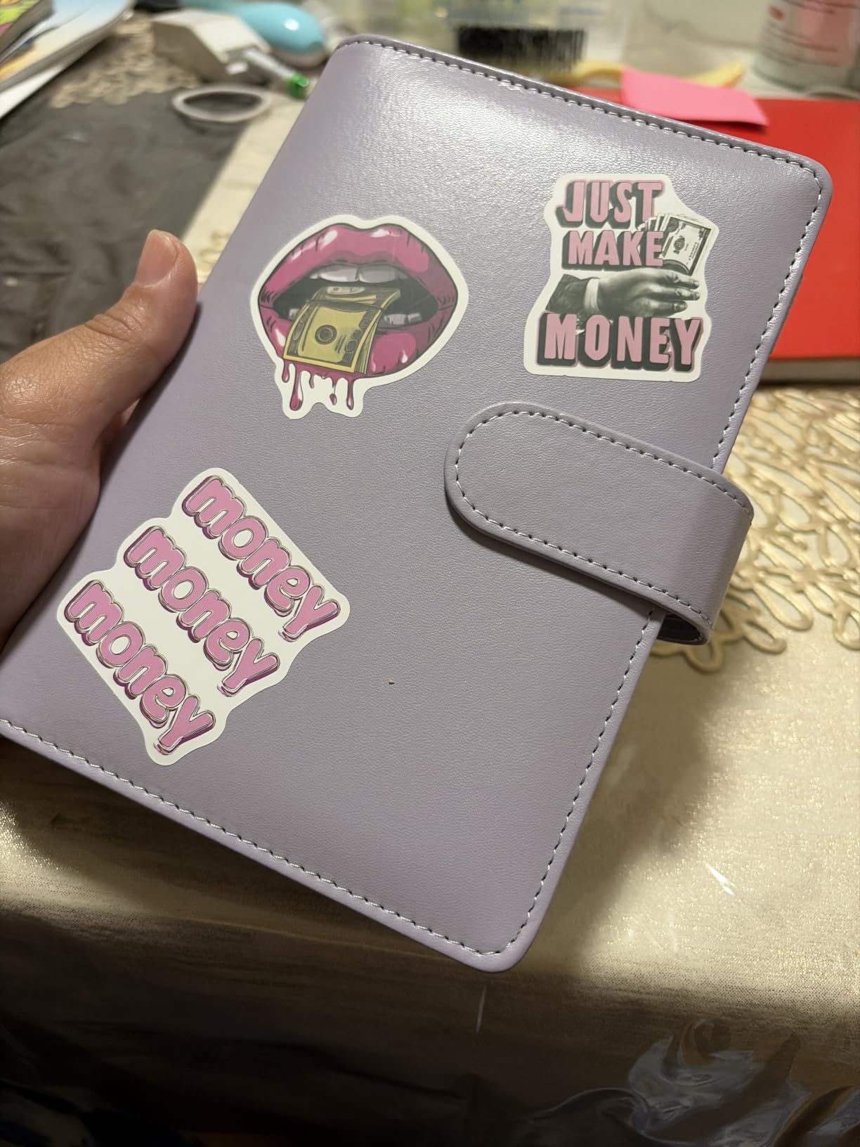 SKYDUE Budget Binder, Money Saving Binder with Zipper Envelopes, Cash Envelopes and Expense Budget Sheets for Budgeting customer photo 1