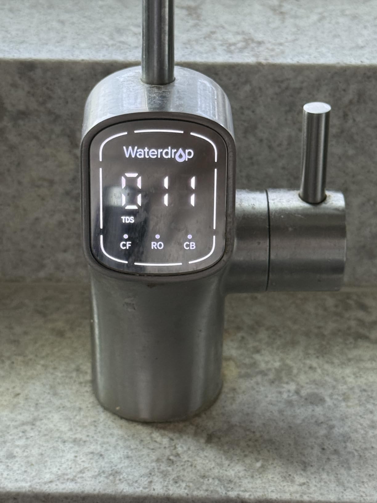 Waterdrop G3P800 Reverse Osmosis Water Filter, 800 GPD, Tankless RO System | NSF/ANSI 42 & 53 & 58 & 372 Certified, 10-Stage RO Water Filtration System Under-Sink, 3:1 Pure to Drain, Smart LED Faucet customer photo 1