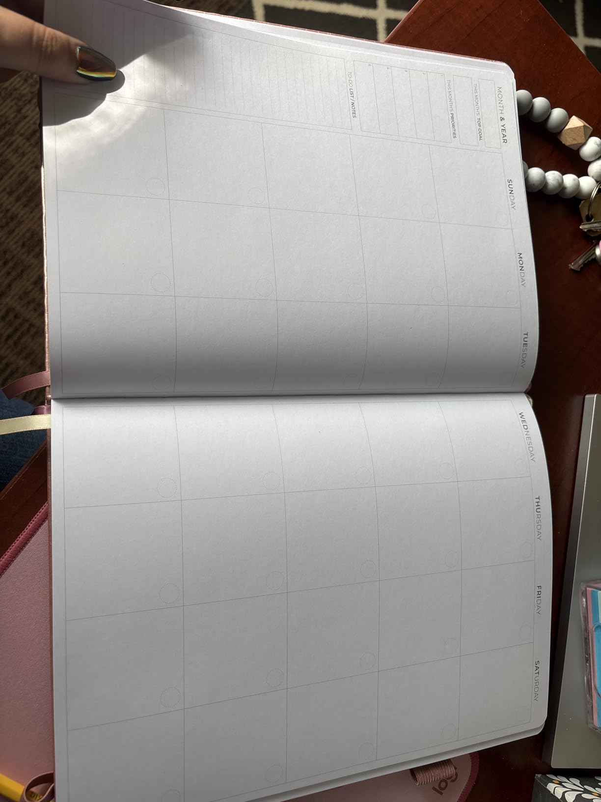 Clever Fox Appointment Book, 15-Minute Daily Planner, Undated Dark Green | Large 8.3x11 in, 15 minute increments, Hardcover hourly book with time slots for women & men, Weekly pages & monthly calendars customer photo 2