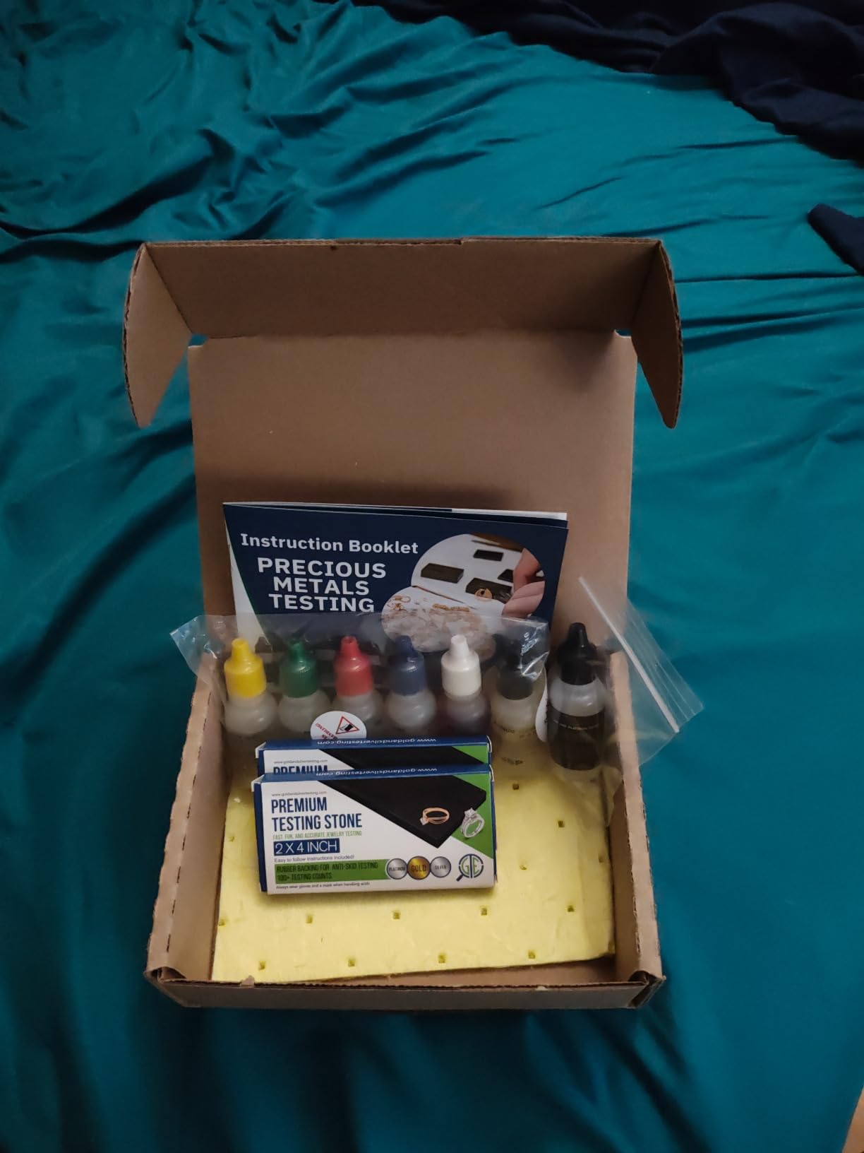 Gold Silver Jewelry Tester Appraisal Kit 10K 14K 18K 22K 24K Platinum Palladium Test Precious Metals 999 925 Scrap customer photo 1