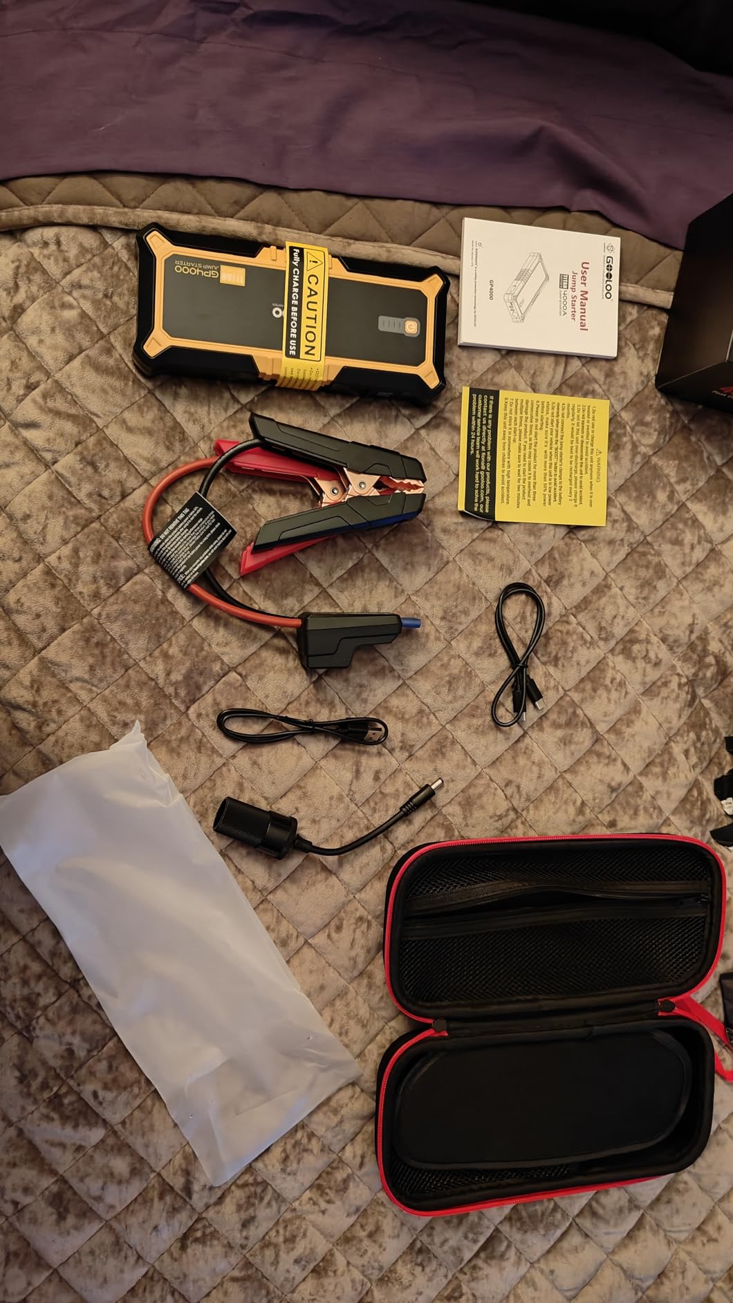 GOOLOO GP4000 Jump Starter - 4000A 12V Car Battery Jumper Starter Portable customer photo 1