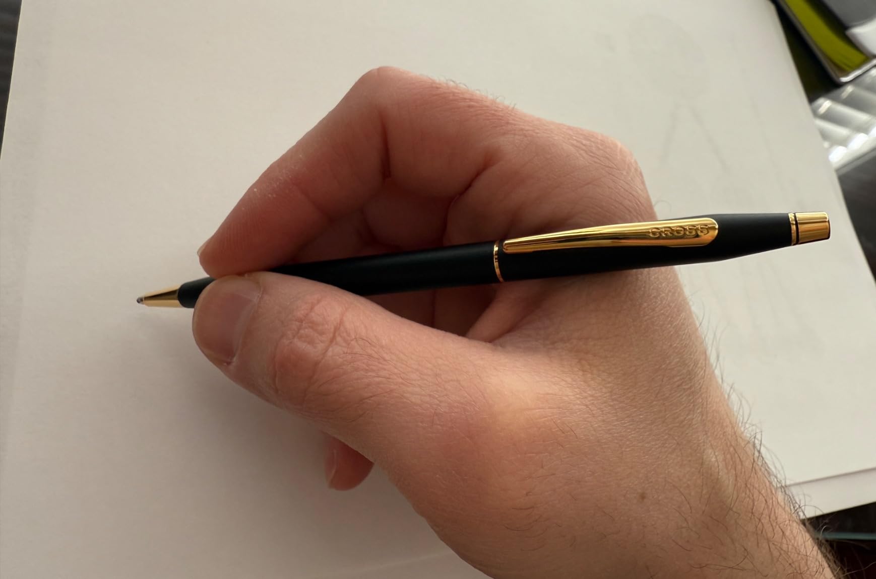 Cross Classic Century 23KT Gold Ballpoint Pen, Medium Point, Black Ink customer photo 2