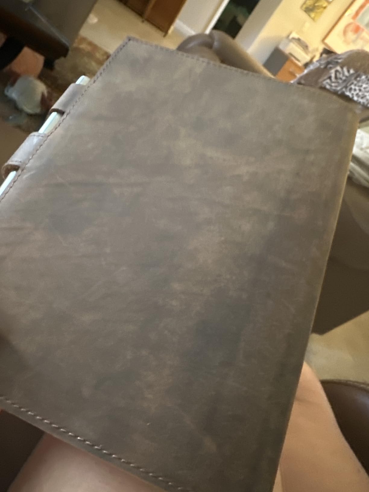 moonster Leather Journal Refillable Notebook - Vintage Handmade Leather Bound Journal for Women and Men, Classic Leather Notebook with Pen for Writing, Travel, Bible Notes customer photo 1