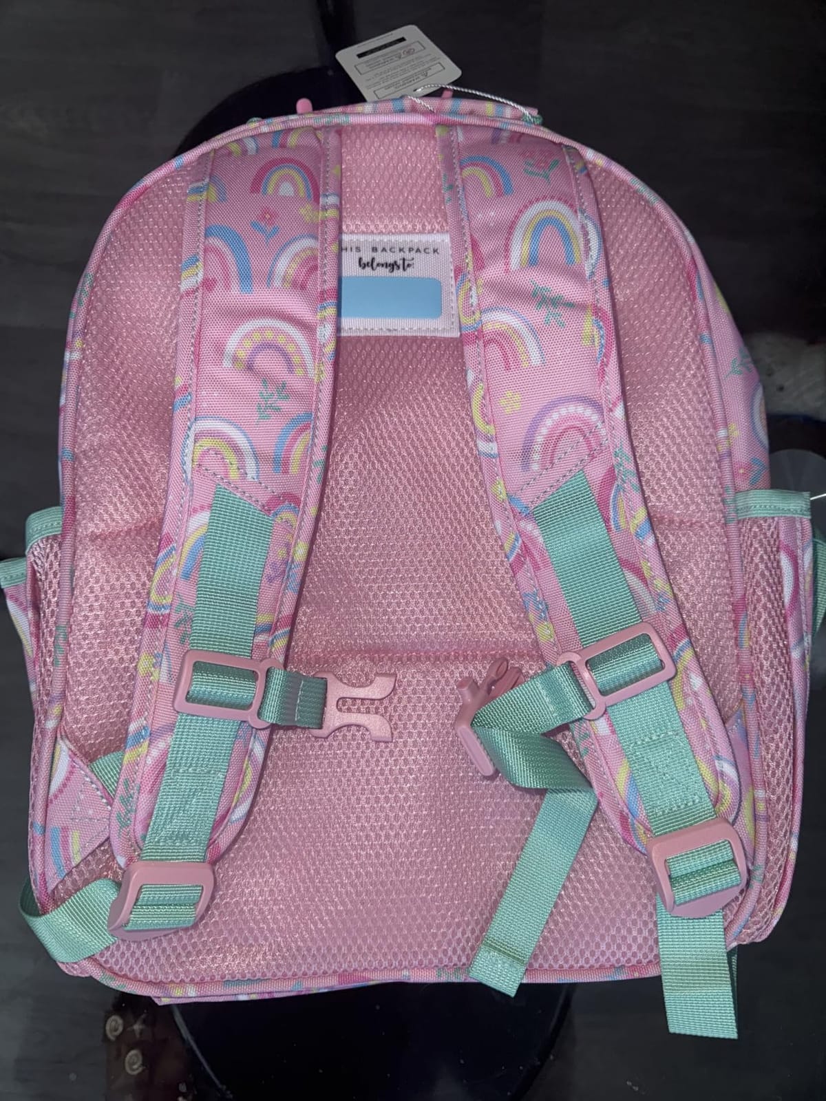 mibasies Girls Backpack 5-8: Lightweight Kids Backpacks for Girls - Girl Bookbag for Elementary School - Rainbow Pink customer photo 2