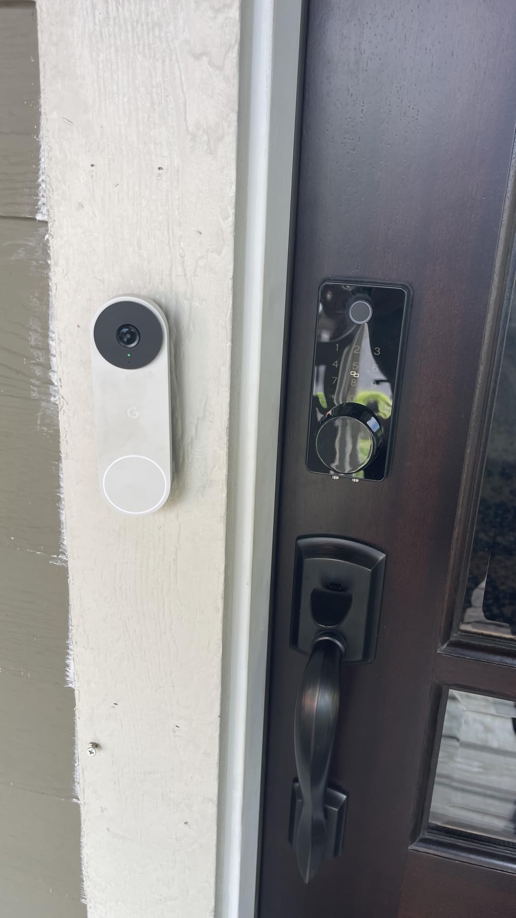 LOCKSTAR Smart Door Lock - Keyless Entry Deadbolt Door Lock - Multiple Entry Methods: APP, Fingerprint Touch ID, Keypad Code, Card FOB, Traditional Key - Smart Home Devices customer photo 1