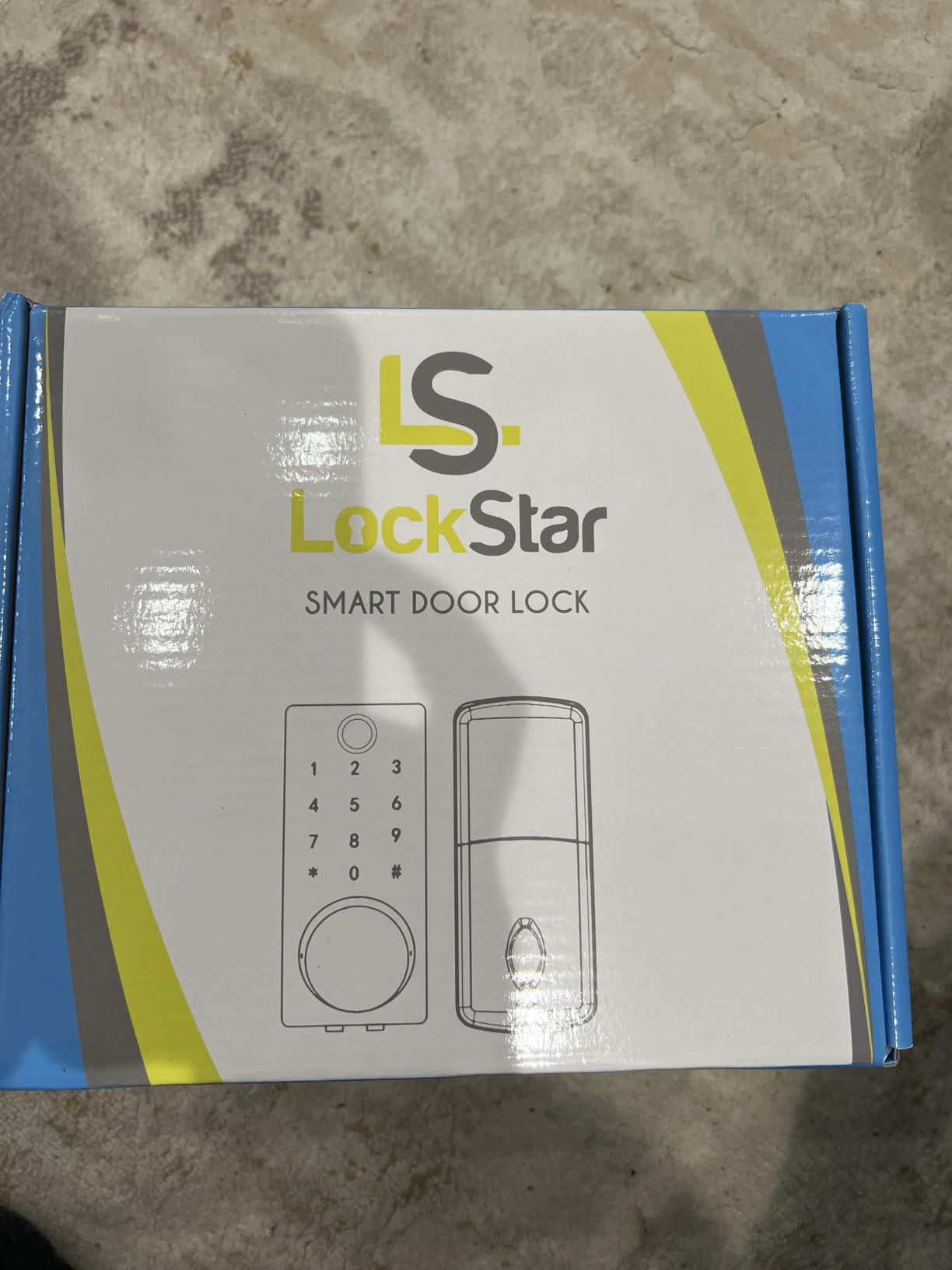 LOCKSTAR Smart Door Lock - Keyless Entry Deadbolt Door Lock - Multiple Entry Methods: APP, Fingerprint Touch ID, Keypad Code, Card FOB, Traditional Key - Smart Home Devices customer photo 2