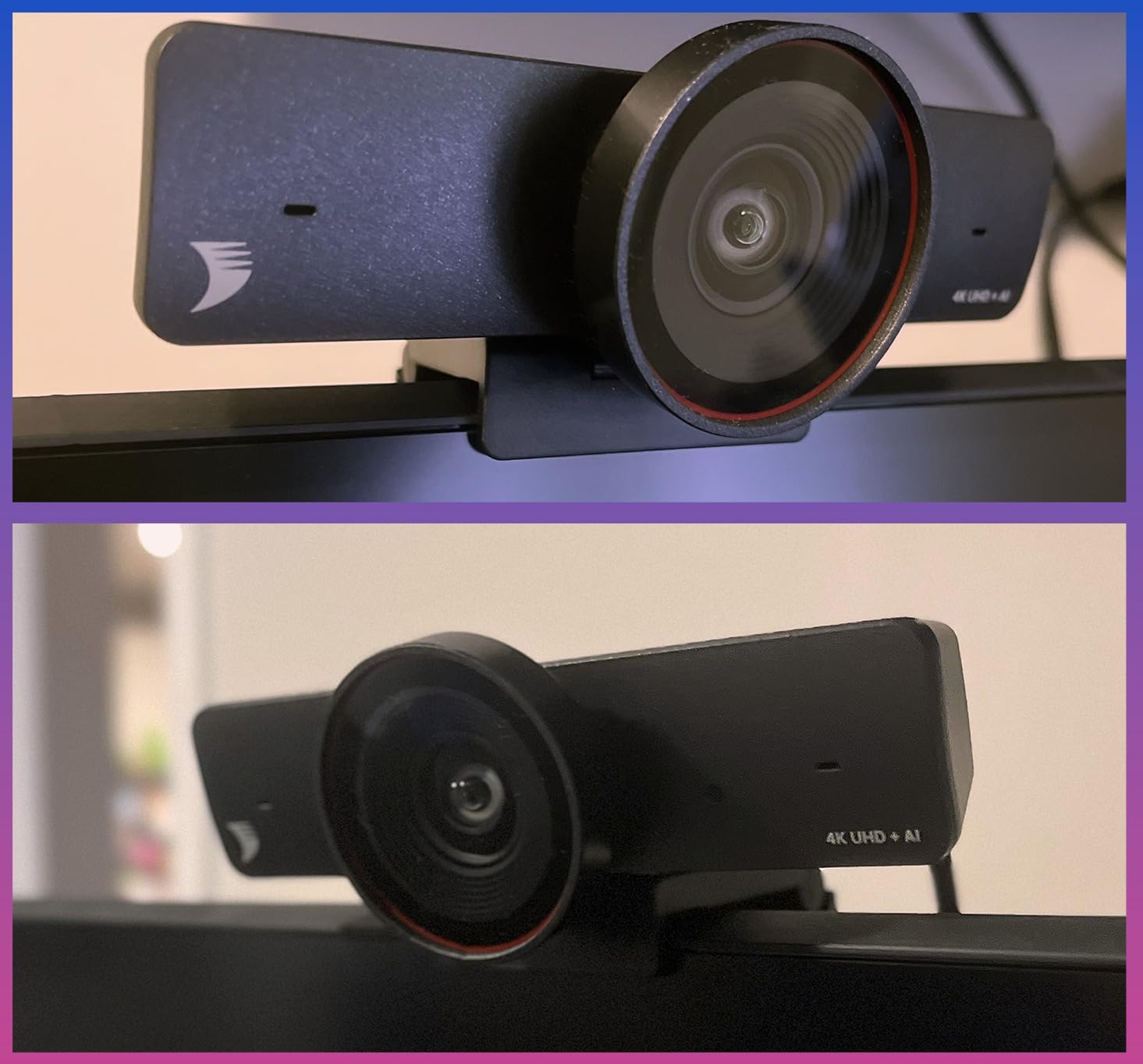 WYRESTORM 4K AI Tracking Conference Webcam, Auto Framing & Presenter Tracking, 120 Wide Angle, Dual Noise Cancelling Mics, Privacy Cover, USB Plug & Play, Zoom Certified for Teams Meeting Rooms customer photo 1