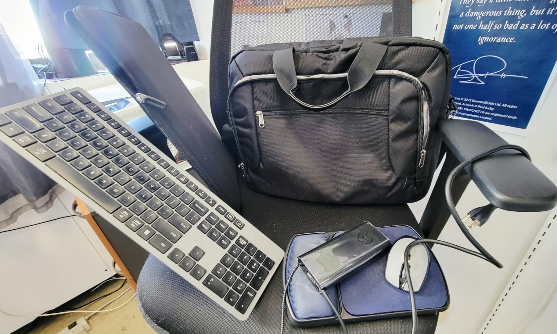 Laptop Bag 17.3 Inch Laptop Briefcase for Men Work Laptop Case Computer Bag - Large Waterproof 17 Inch Laptop Bag for Men and Women, Adjustable Shoulder Messenger Bag customer photo 2