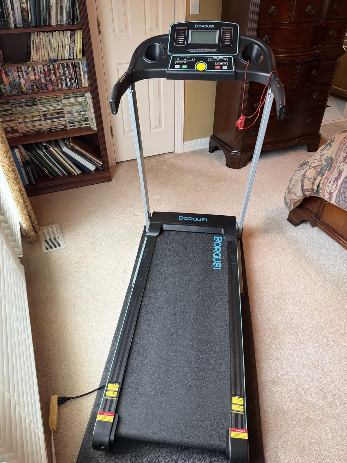 Treadmill with Auto Incline Folding Electric Treadmill for Home | 300 lb Capacity, 3.0HP, Running Machine with 45.3