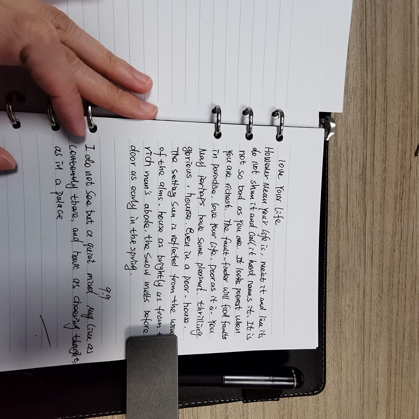 2 in 1 Digital Pen Smart Pen Writing Set, Includes Smartpen, Notebook, Use with Ophaya App for Notes Taking, Recording, Storing customer photo 2