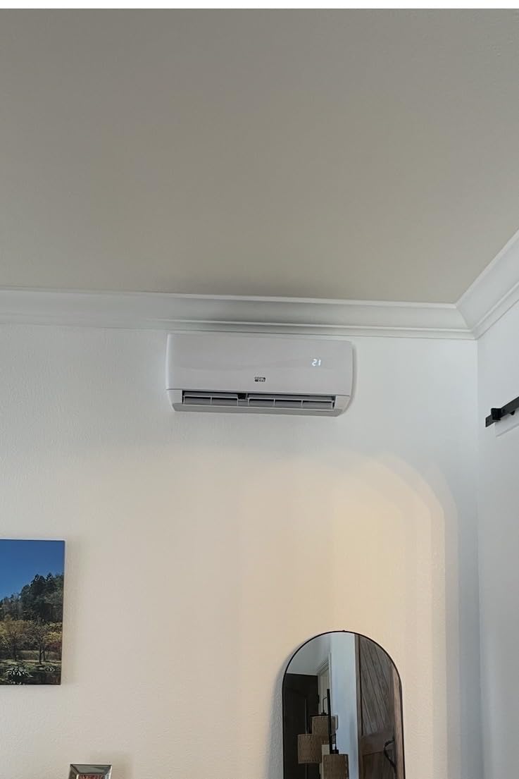 COSTWAY 12000BTU Mini Split Air Conditioner& Heater | 20 SEER2 115V Wall-Mounted Ductless AC Cools up to 750 Sq. Ft, Energy Efficient Inverter AC with Heat Pump customer photo 1