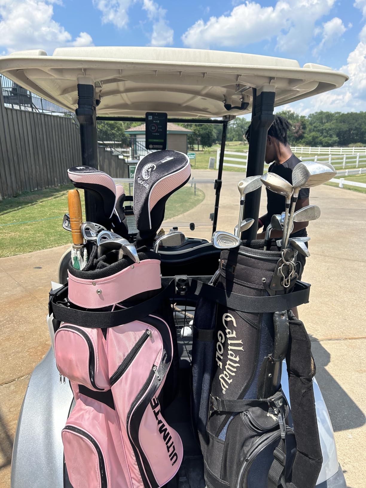 GYMAX Complete Golf Club Set for Women, 12/14 PCS Right Hand Golf Set Includes #1 Driver & #3 Fairway & #4 Hybrid & #6/#7/#8/#9/#P Irons, Putter & Head Covers, Ladies Golf Clubs Full Set customer photo 1