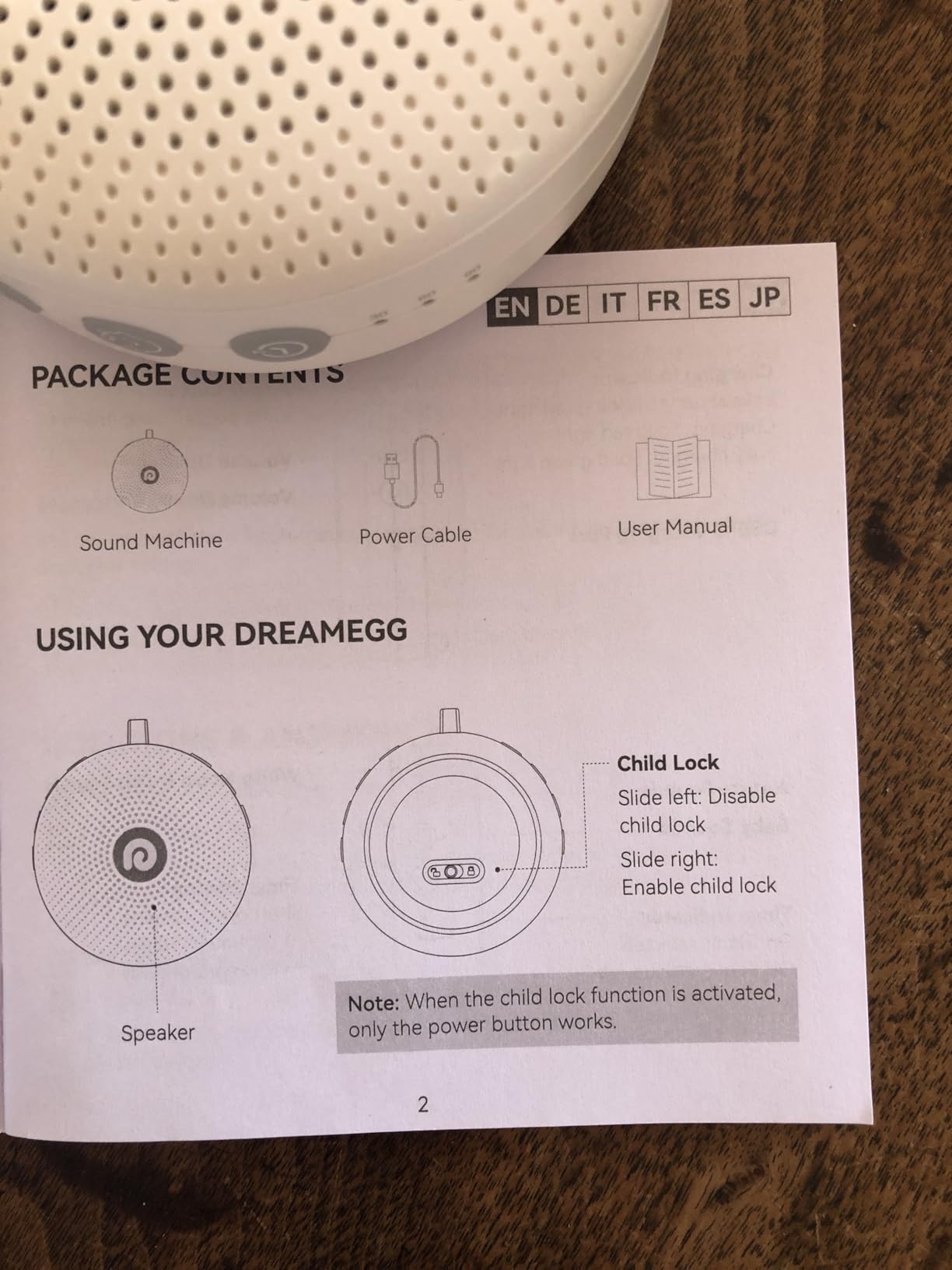Portable Noise Machine for Baby Adult, Features Powerful Battery, 21 Soothing Sound, Noise Canceling for Office & Sleeping, Sound Therapy for Home, Travel, Registry Gift, Classic White customer photo 1