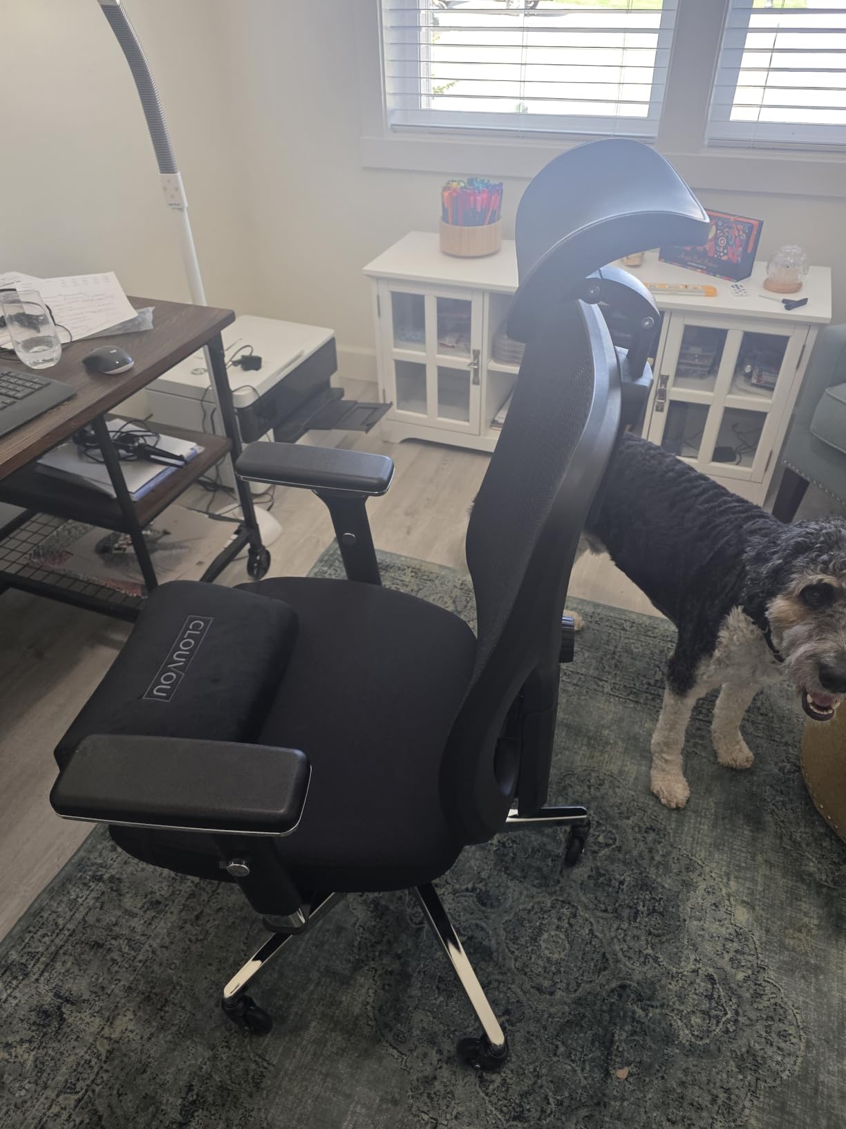 CleverSeat Ergonomic Office Chair Comfy Swivel Chair | Ergonomic Chair with Breathable Mesh Back | Computer Chair with Wheels | Home Office Desk Chair with 2D Headrest | For 330lbs customer photo 1
