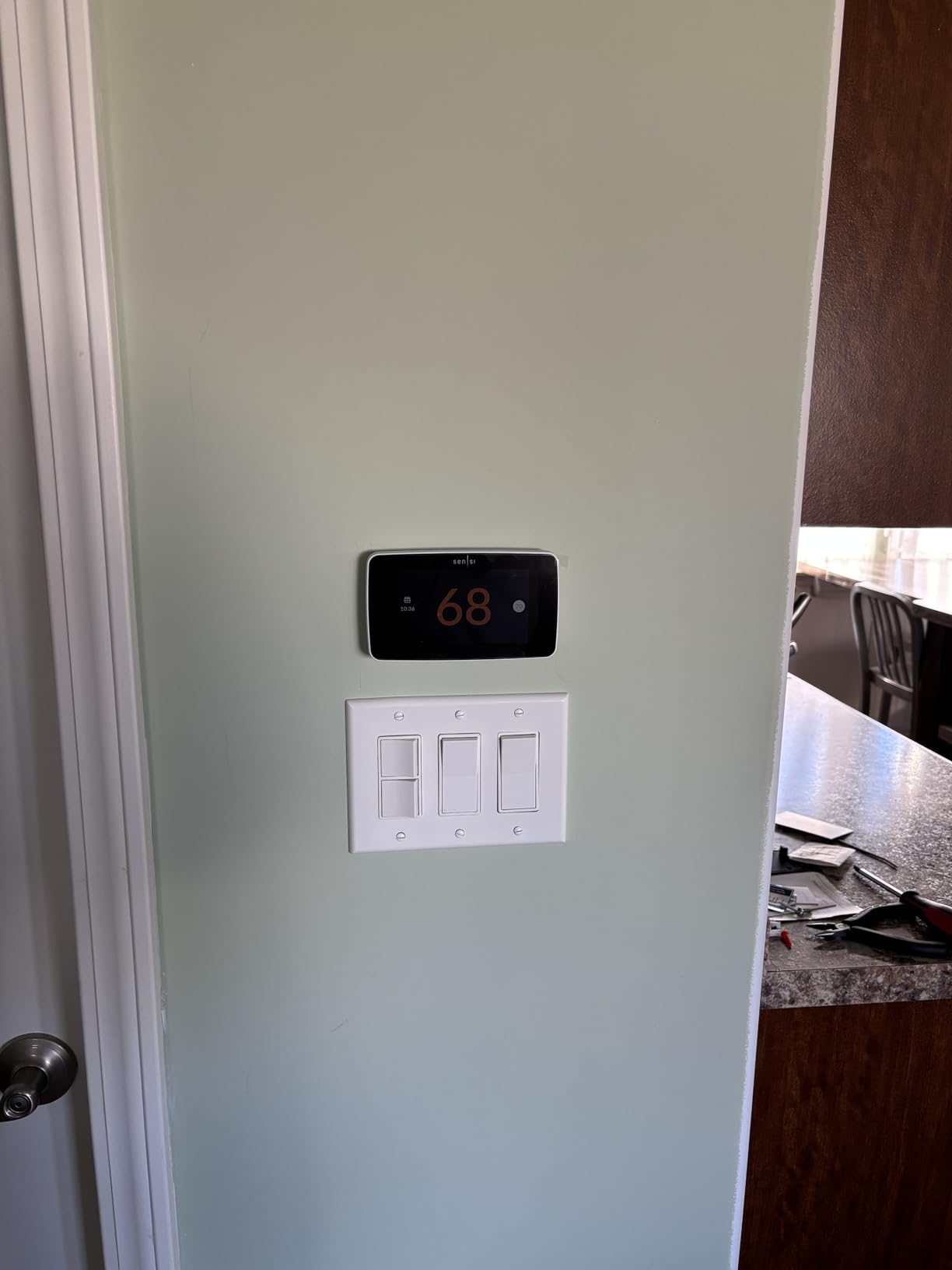 Sensi Touch 2 Smart Thermostat Wi-Fi, Alexa, Energy Star Certified, ST76 customer photo 2