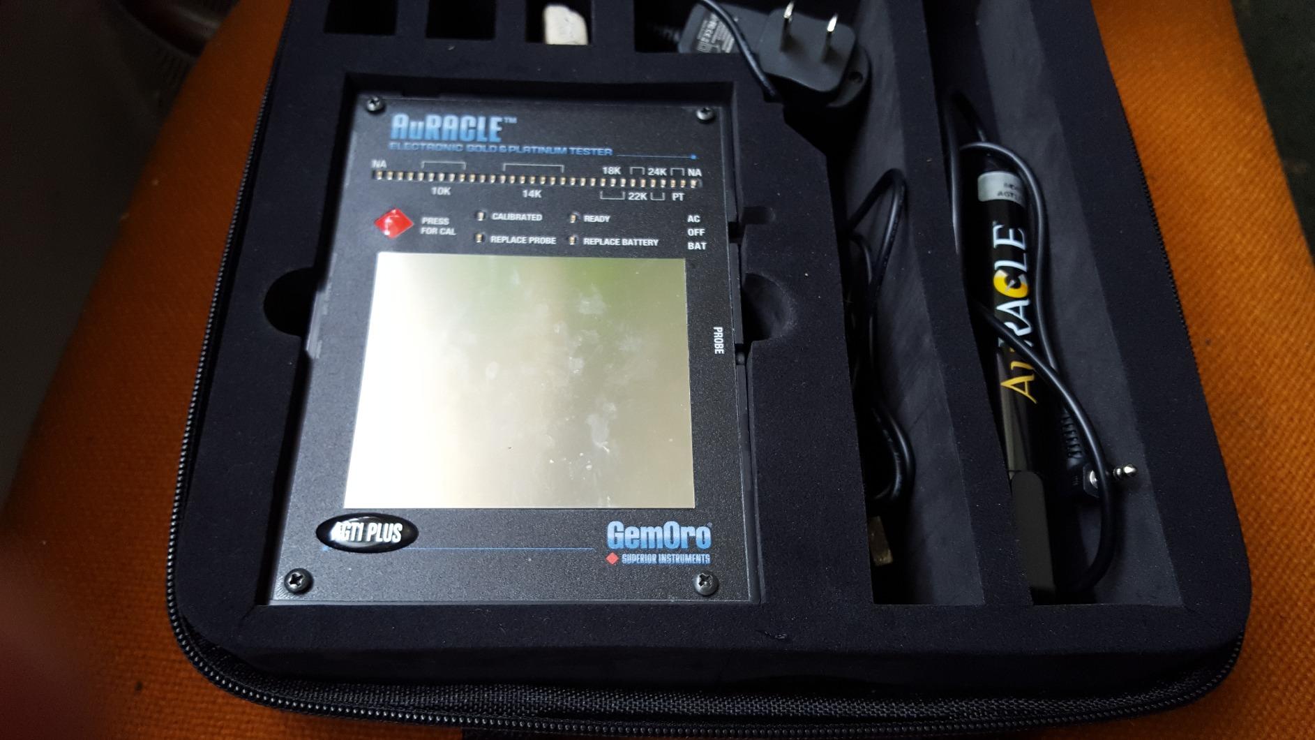 GemOro Auracle Analyzer Gold Tester | Accurate Compact Portable Electronic High Karat Gold & Platinum Tester customer photo 2