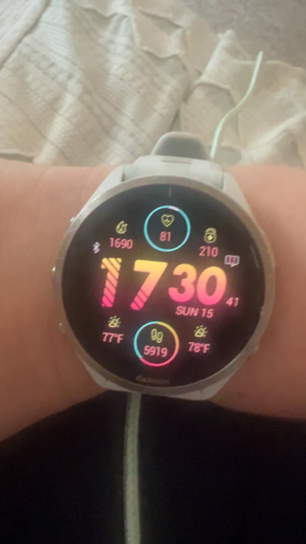 Garmin Forerunner 965, Running Smartwatch, 47mm, Black/Powder Gray | Maps, Advanced Training Metrics & Recovery Insights, Music On Your Wrist, Garmin Coach, Daily Suggested Workouts customer photo 2