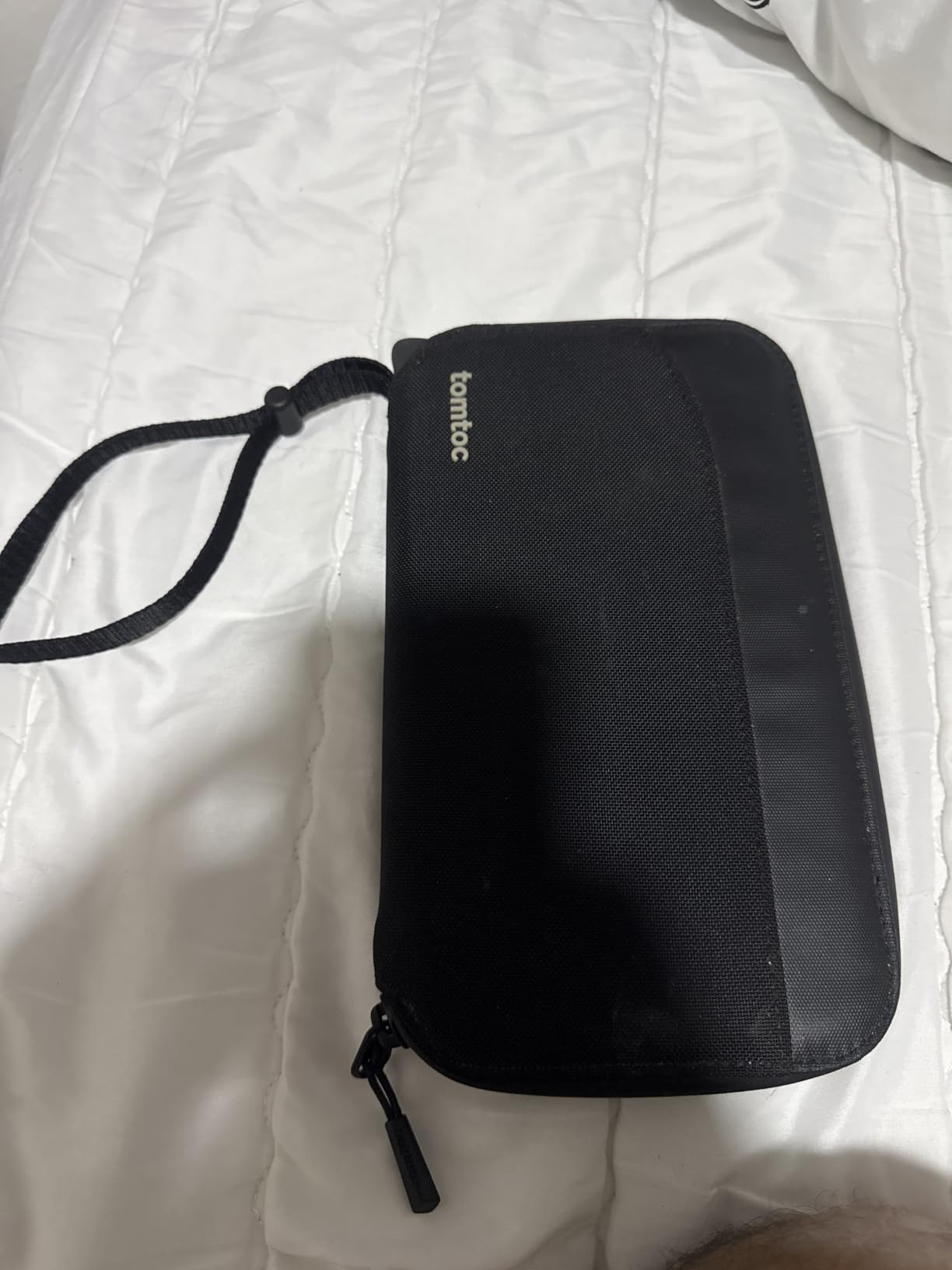 tomtoc Passport Holder Family with RFID Blocking, Passport Wallet Women Men, with Airtag & Sim Card Holder and Eject Pin, Travel Document Organizer with Wrist Strap, Up to 4 Passports, Water-resistant customer photo 1