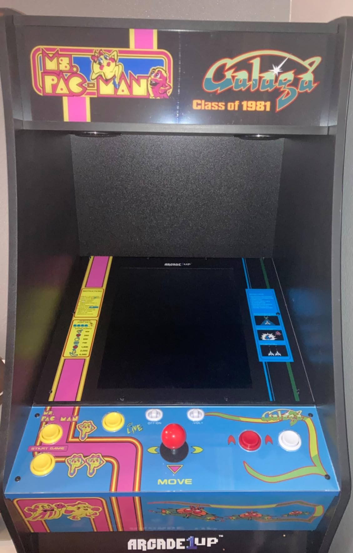 Arcade1Up Pac-Man Deluxe Arcade Gaming Cabinet, 14 Classic Games | Real Feel Joysticks and Buttons, 17-Inch Color Screen customer photo 2