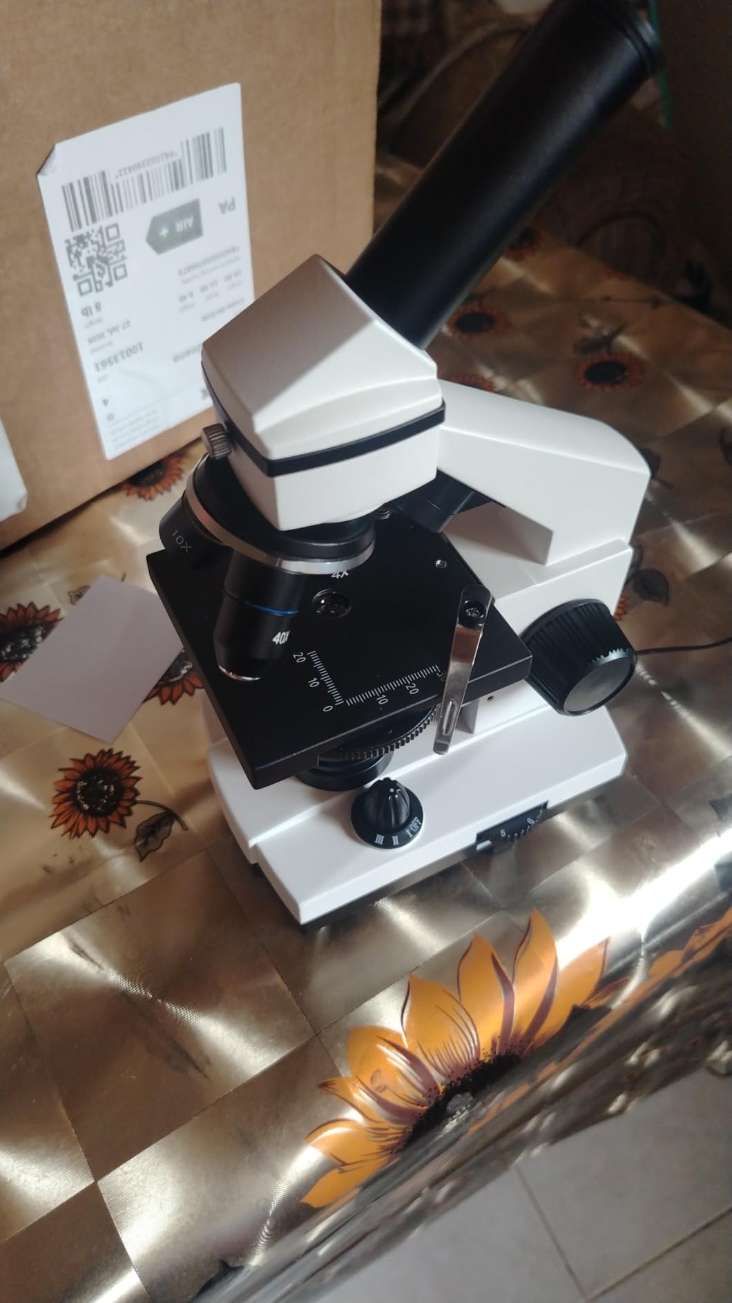 PalliPartners Compound Microscope for Adults & Students, White customer photo 1
