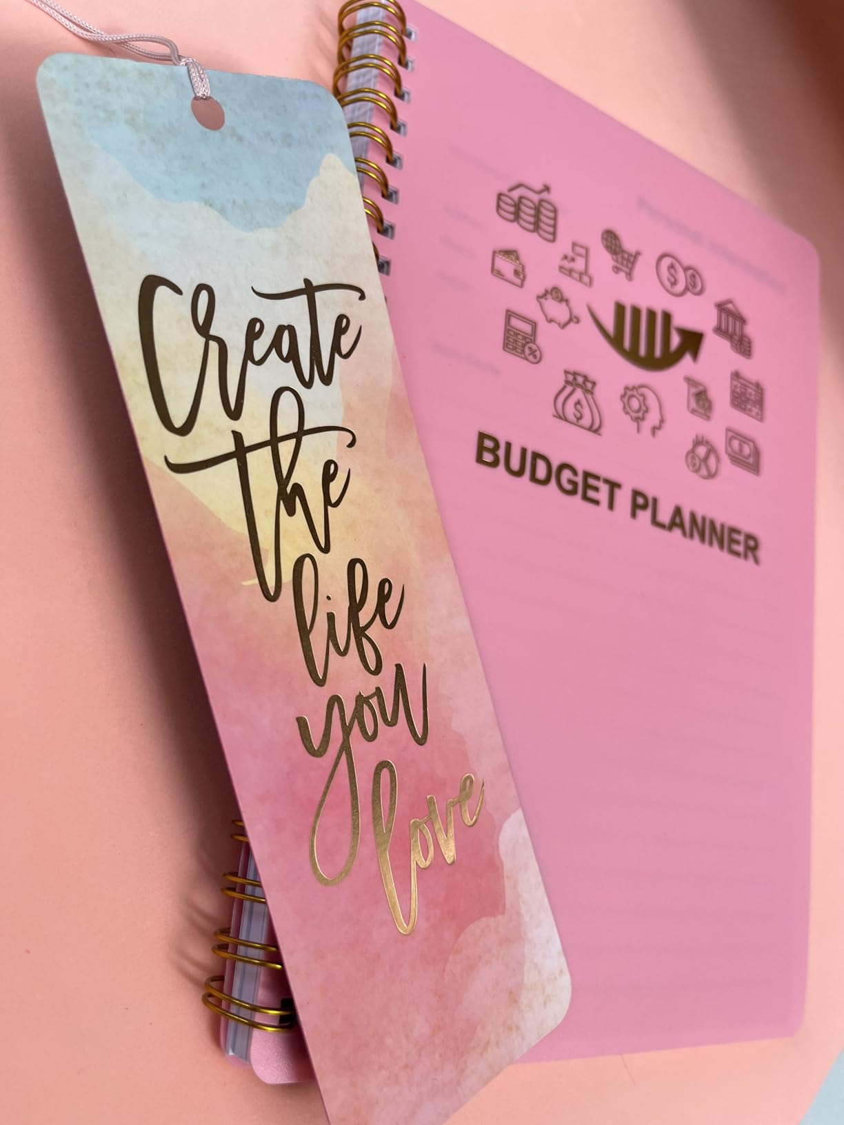 Budget Planner - Monthly Finance Organizer with Expense Tracker Notebook to Manage Your Money Effectively, Undated Finance Planner/Account Book, Start Anytime, A5 (8.6x5.9 inches), 100gsm Paper - Silvery customer photo 1