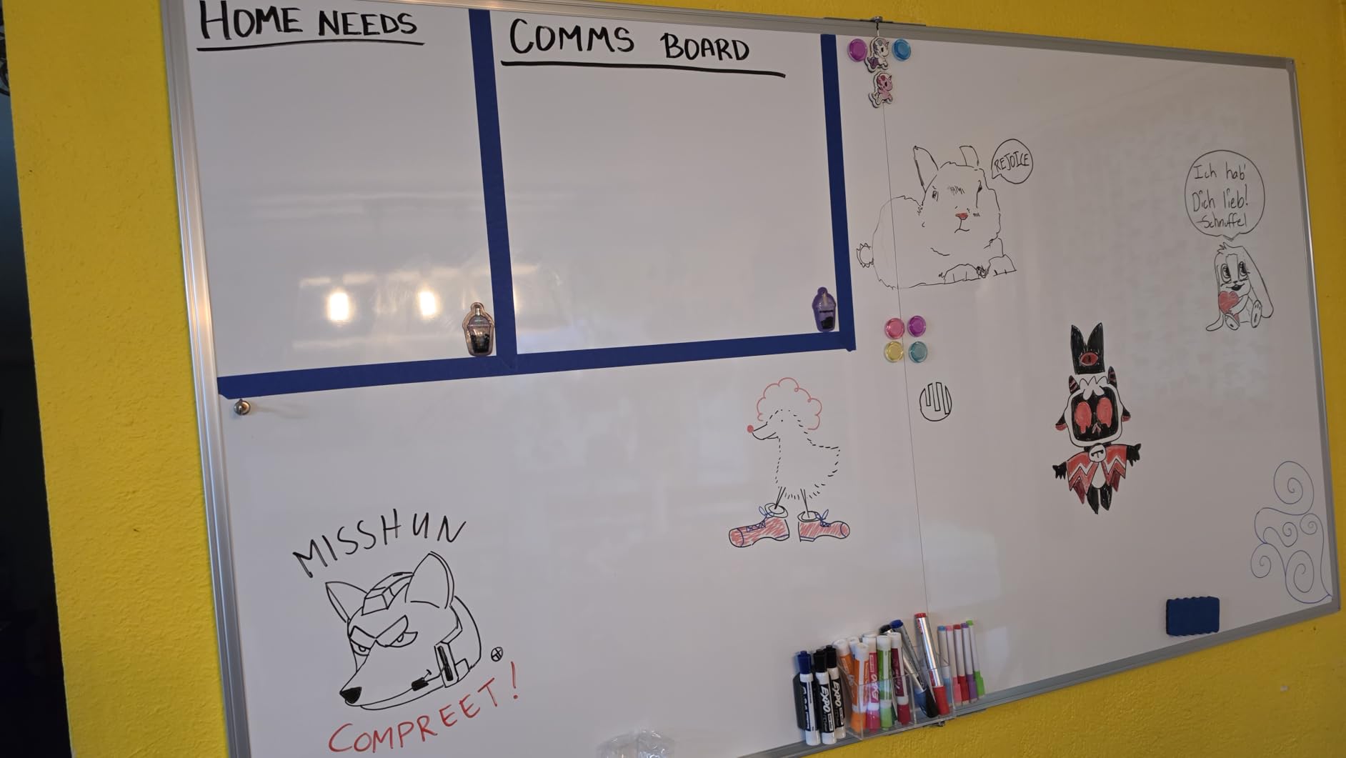 Maxtek White Board Dry Erase 72x48, Large Magnetic Whiteboard Wall Mounted | 6'x4' Foldable Presentation Board customer photo 1
