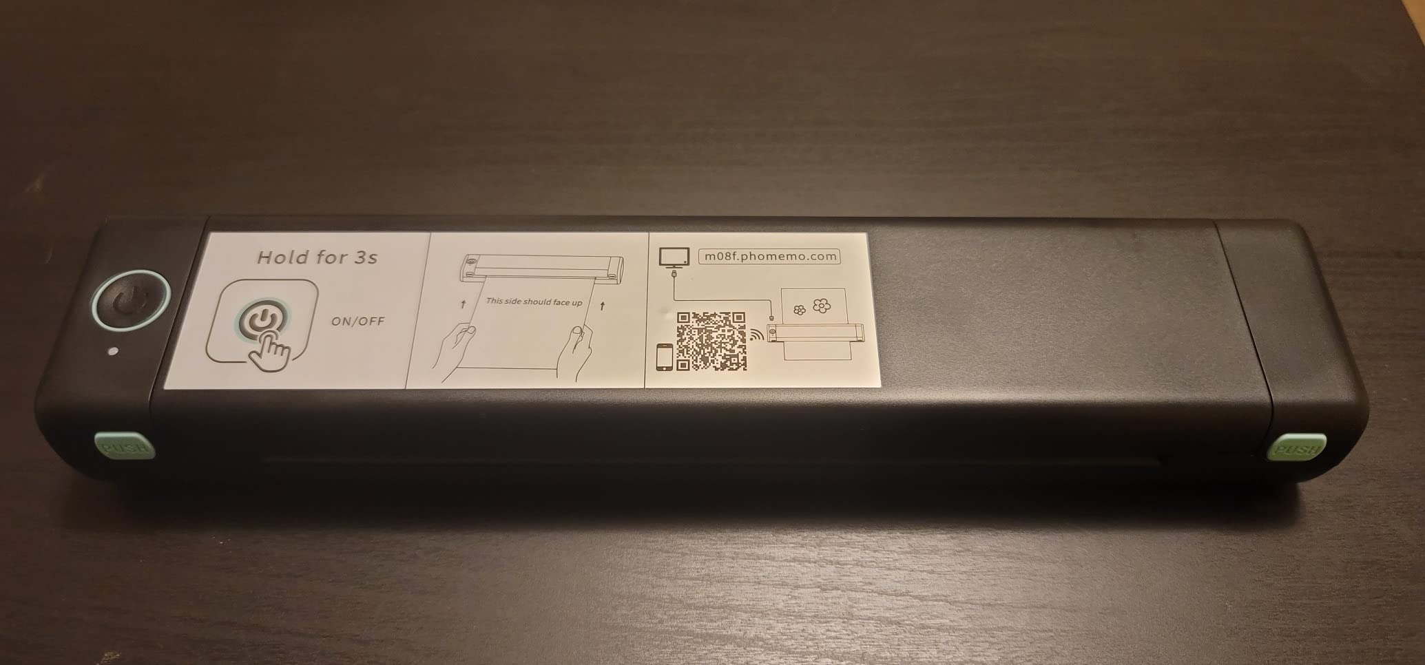 Phomemo Inkless Portable Printer for Travel - Wireless Thermal Printer Compatible with Phone & Laptop, Bluetooth Printers Supports 8.5
