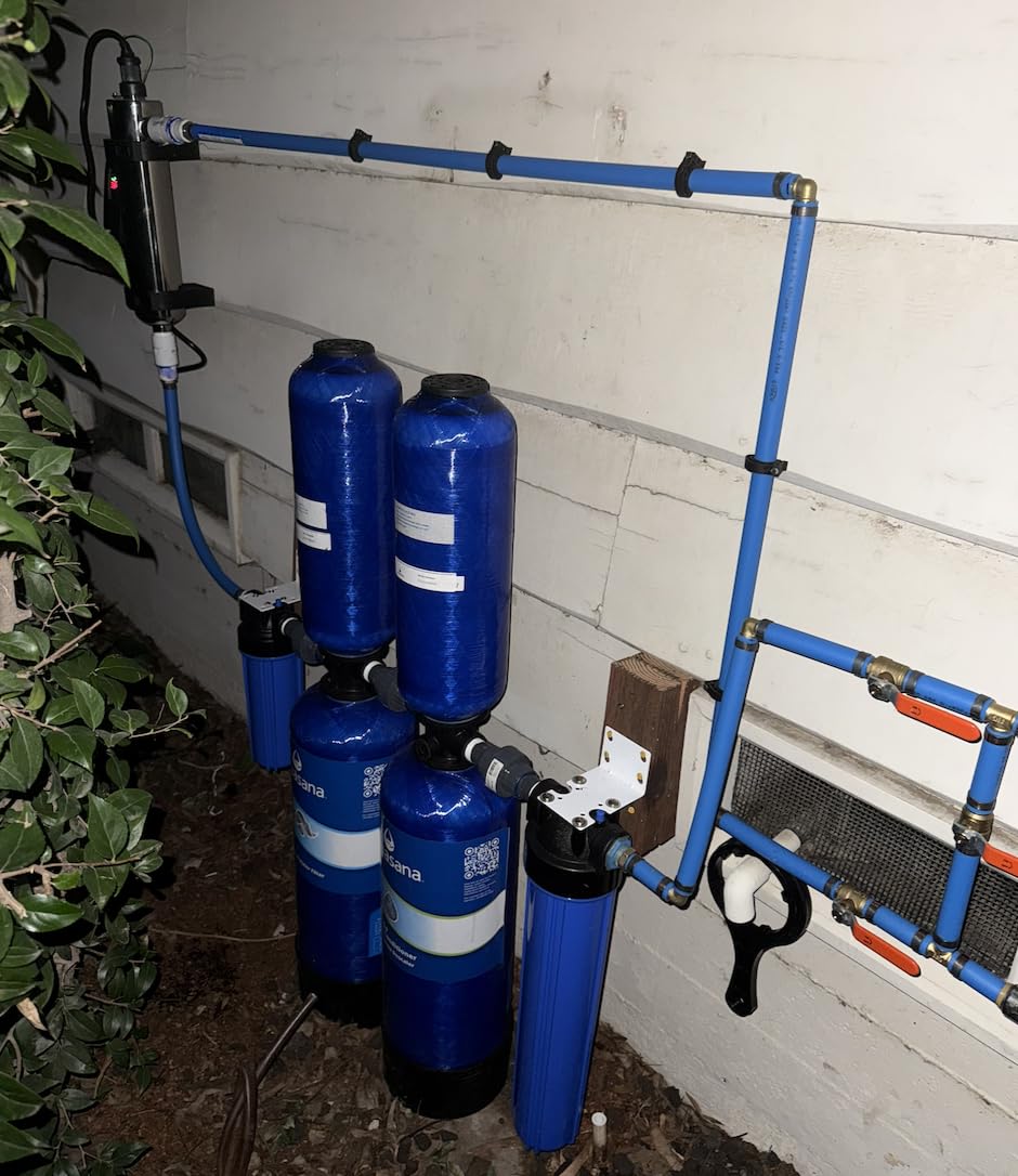 Aquasana Whole House Well Water Filter | 500K Gallons | UV, Carbon & KDF | Salt-Free Conditioner | WH-WELL-CT-UV customer photo 1