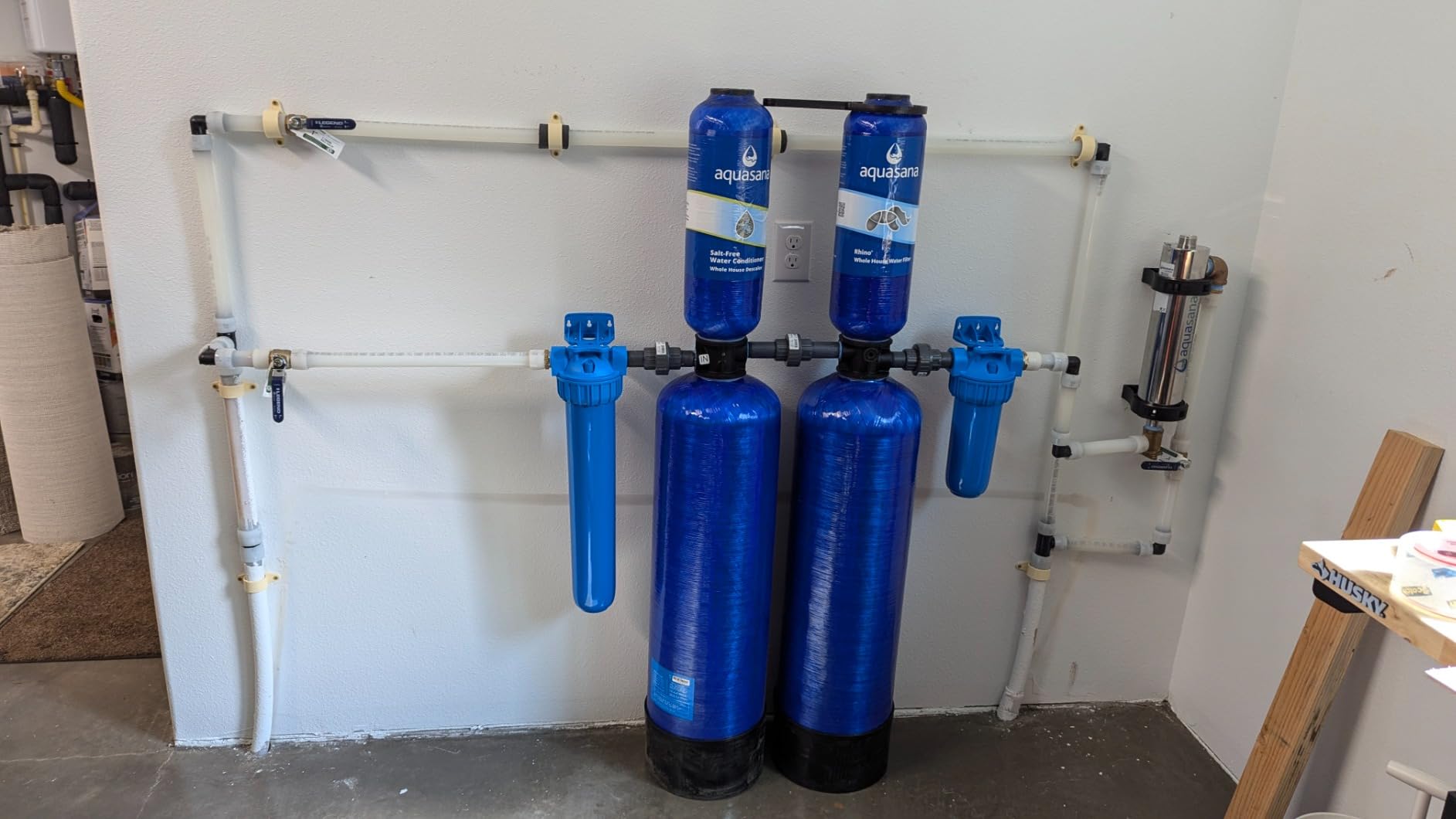 Aquasana Whole House Well Water Filter | 500K Gallons | UV, Carbon & KDF | Salt-Free Conditioner | WH-WELL-CT-UV customer photo 2