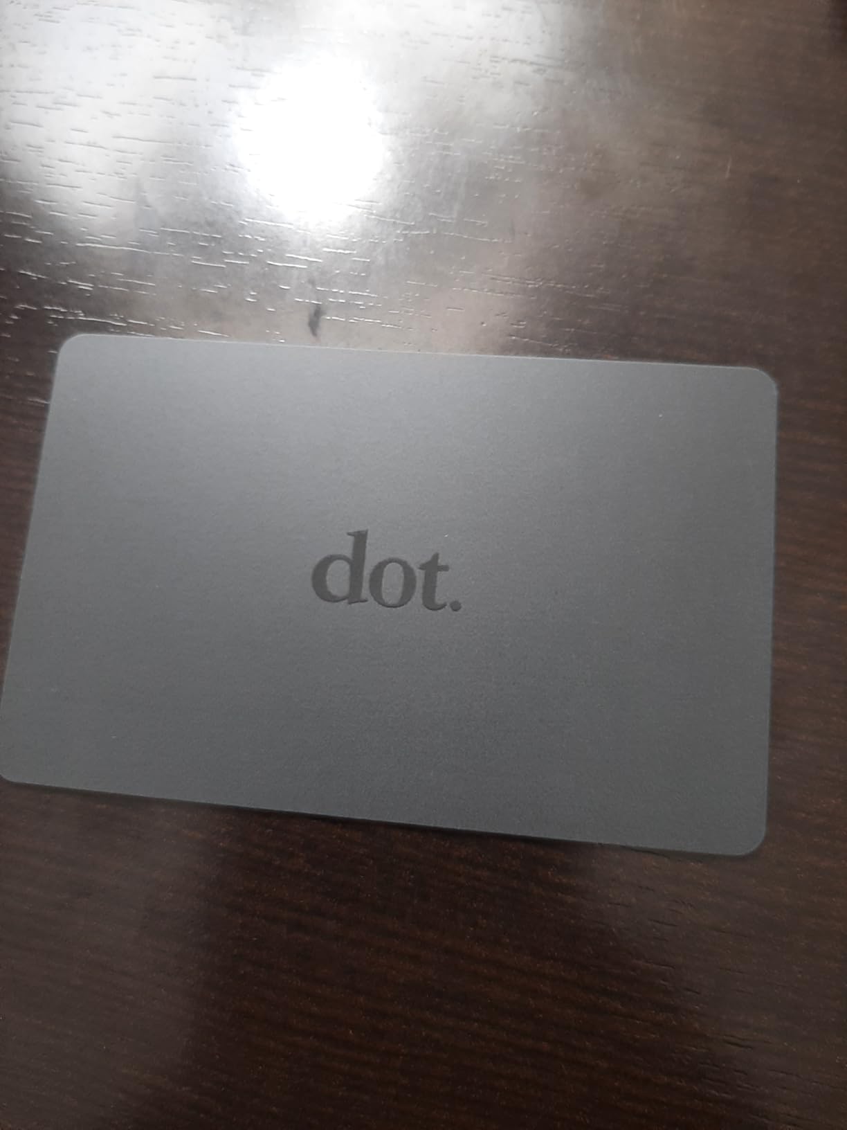 dot. Card - Digital Business Card - Tap Compatible with iPhone & Android (Black) customer photo 1
