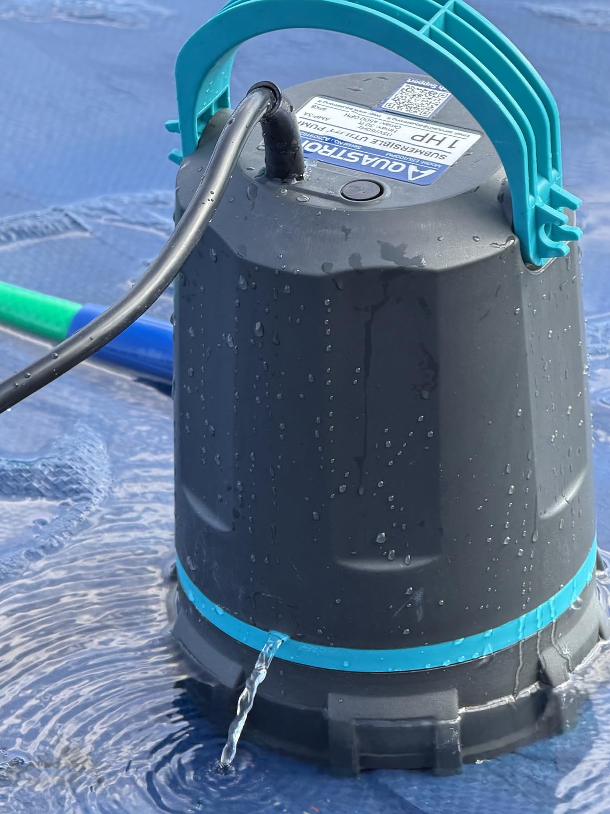 AQUASTRONG 1 HP Sump Pump 4500 GPH Submersible Water Pump for Water Removal customer photo 1