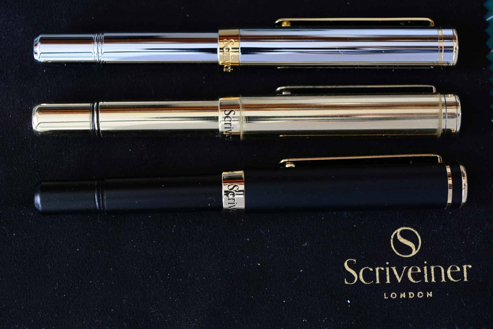 Scriveiner Gold Luxury Fountain Pen (Fine) - Award Winning - Heavy Pocket Stunning Luxury Pen, Real Gold Plating, German Nib & Converter, Nice Gift Pens for Men & Women customer photo 1