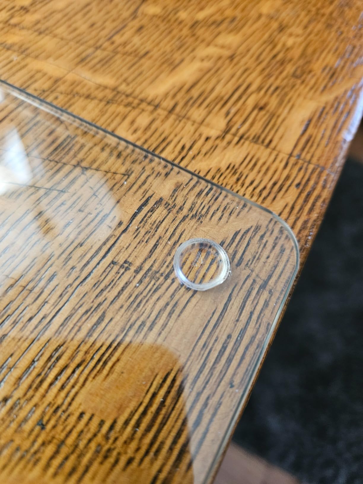 Clear Glass Desk Mat 20