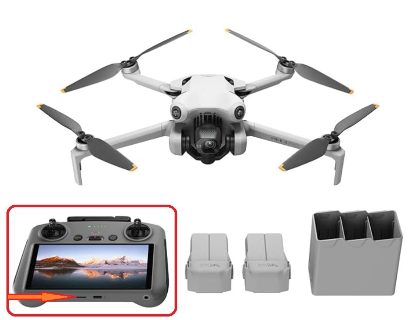 DJI Mini 4 Pro Fly More Combo with DJI RC 2, Drones with Camera for Adults 4K, Under 0.549 lbs/249 g, 3 Batteries for up to 102 Mins Flight Time, Smart Return to Home, Drone for Beginners customer photo 2