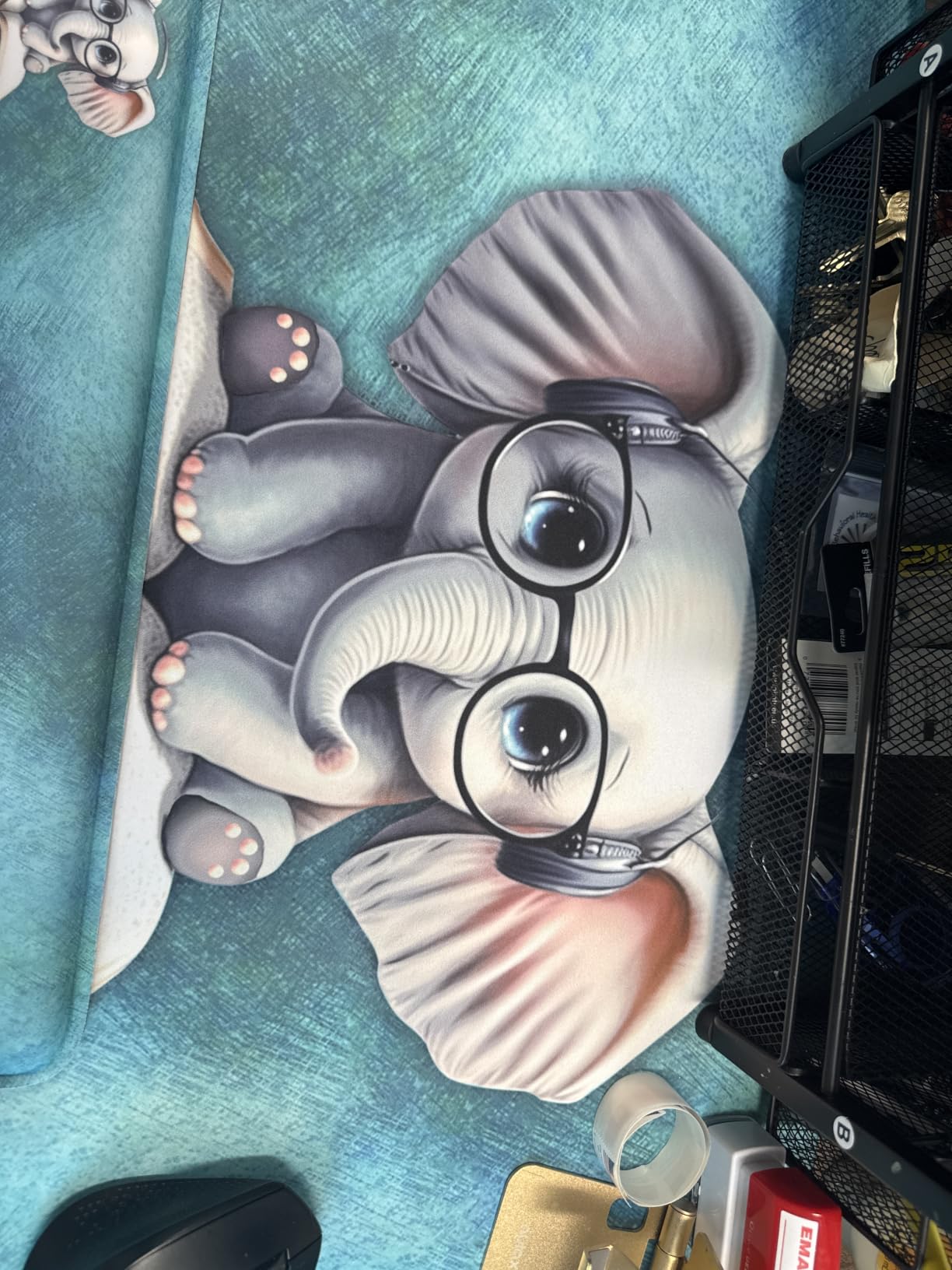 LIMKRIAN Desk Mat Pad Set with Wrist Rest customer photo 2
