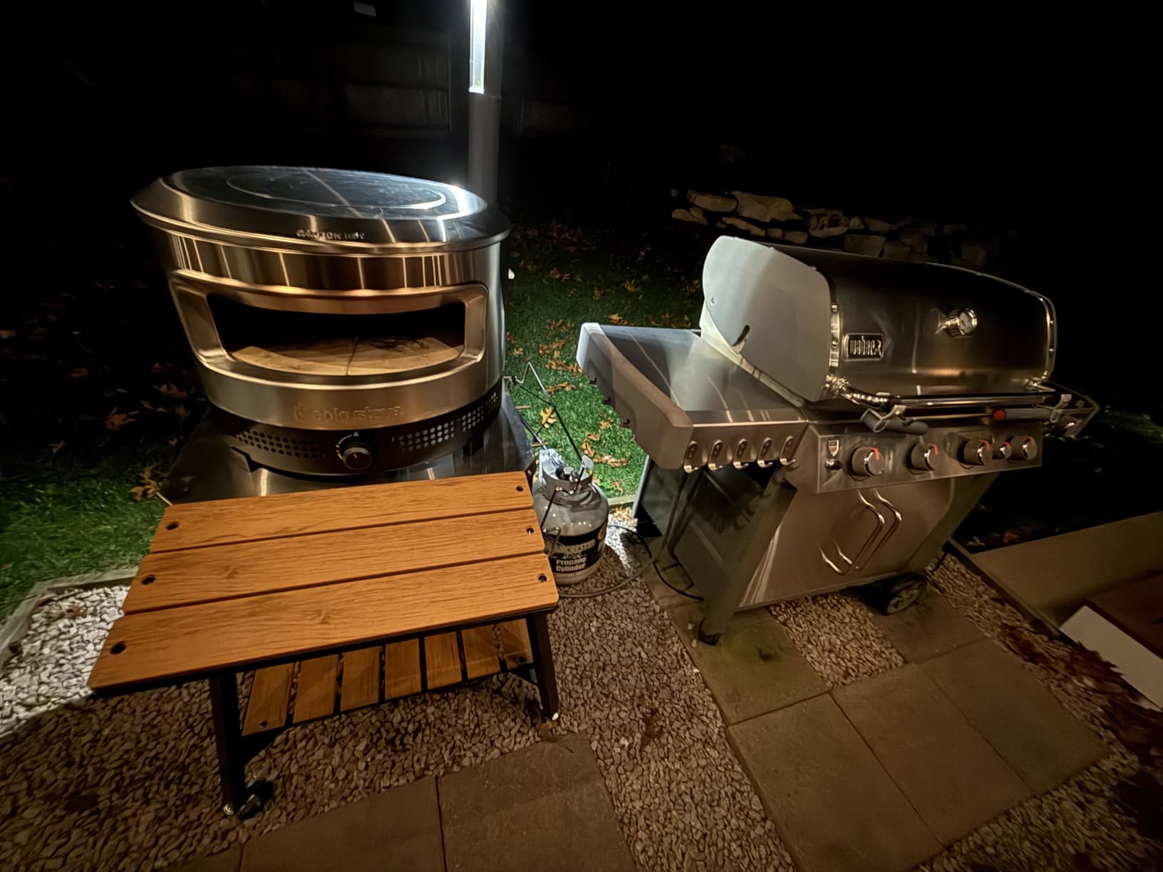 Solo Stove Pi Prime Pizza Oven Outdoor - Gas, Propane - Portable Pizza Oven with Cordierite Stone Cooking Surface - Demi-Dome Design - Wide-Mouthed Opening - Stainless Steel customer photo 2