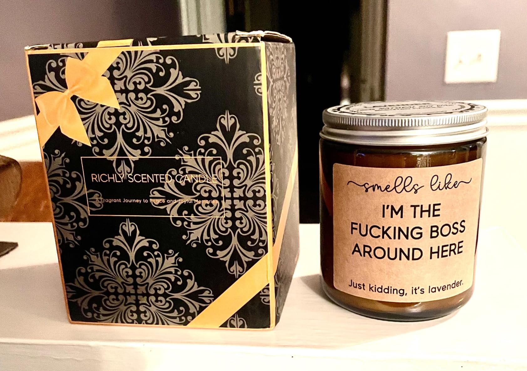 Fairy's Gift Candle, Boss Gifts for Women Men, New Business Owner Gifts | Funny Grand Opening, Boss Day, Christmas, Birthday Presents for Boss Lady, Entrepreneur, Small Business Owners customer photo 1