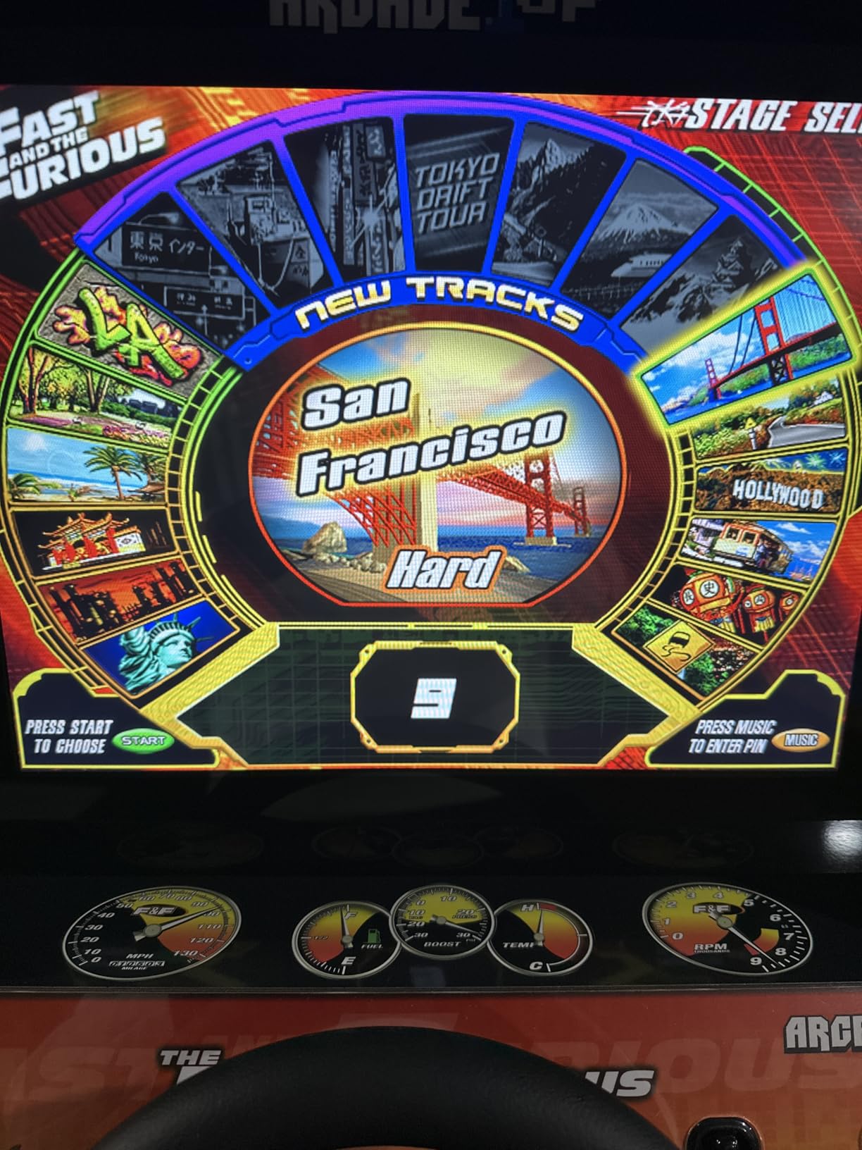 Arcade1Up The Fast and the Furious Deluxe Arcade Machine, Steering Wheel | Gaming Cabinet with 4-Position Gear Shift and Wi-Fi Leaderboards customer photo 2