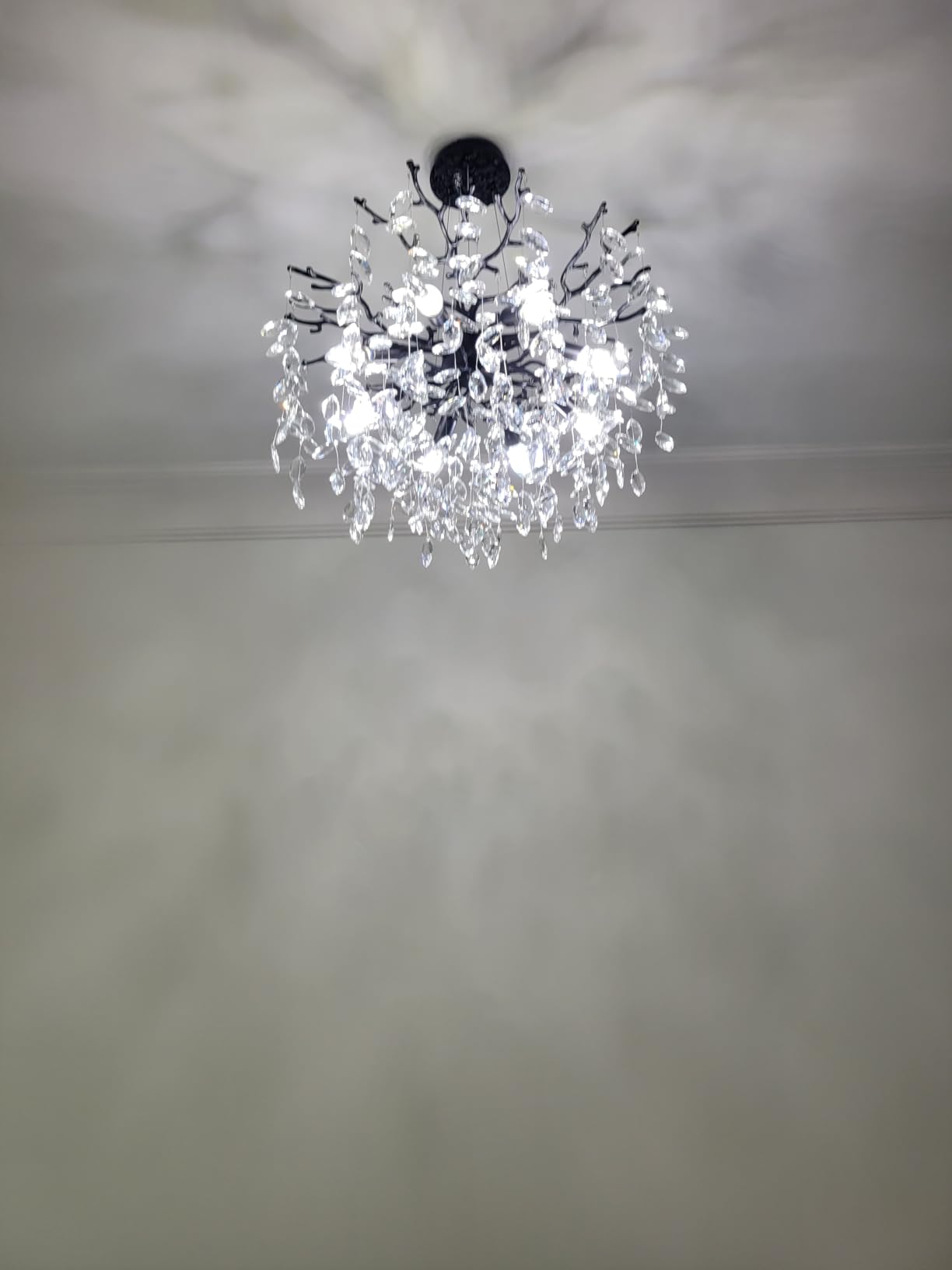 EGM Gold Tree Branch Chandelier 32
