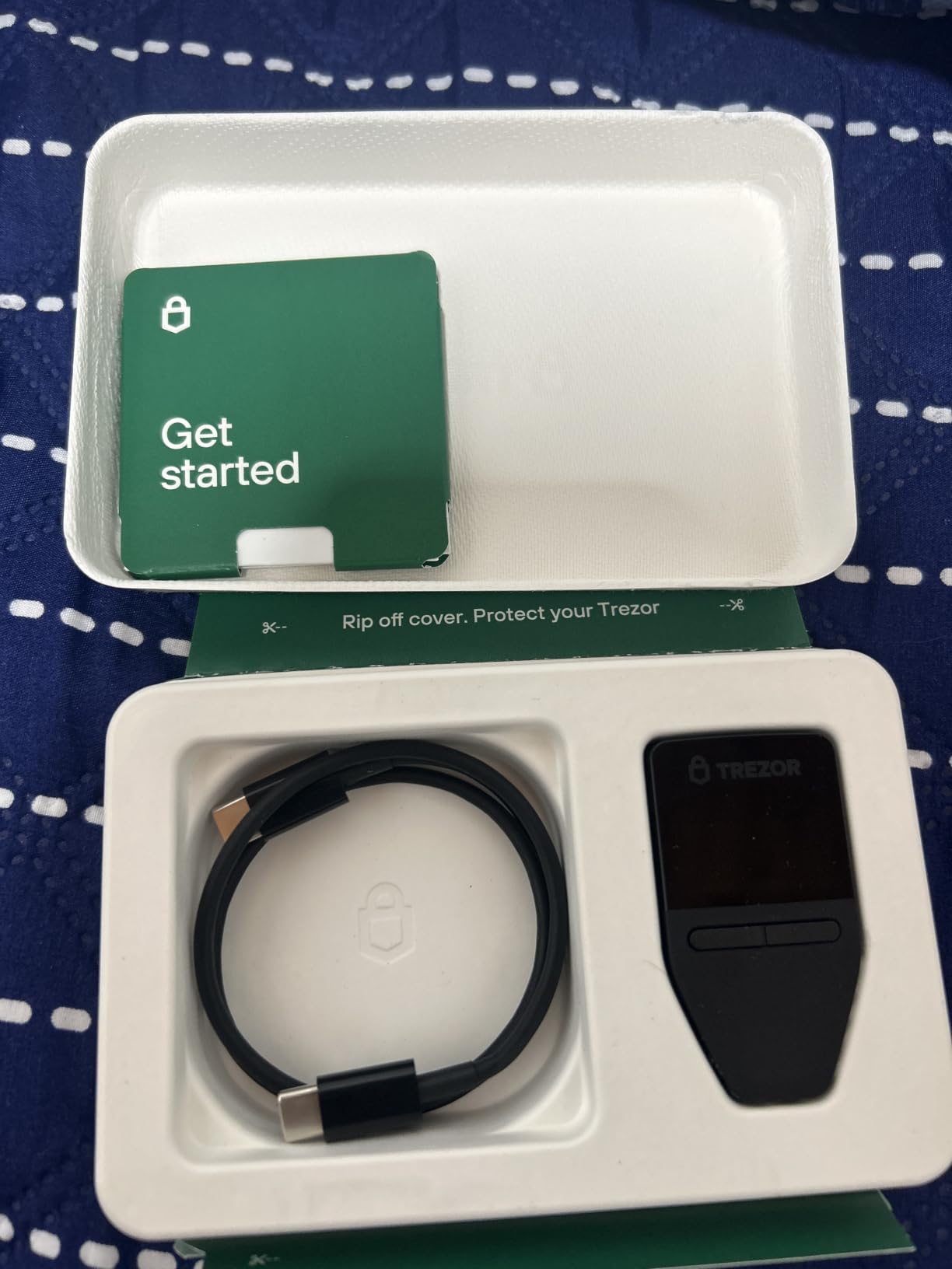Trezor Safe 3 - Passphrase & Secure Element Protected Crypto Hardware Wallet - Buy, Store, Manage Digital Assets Simply and Safely (Solar Gold) customer photo 1