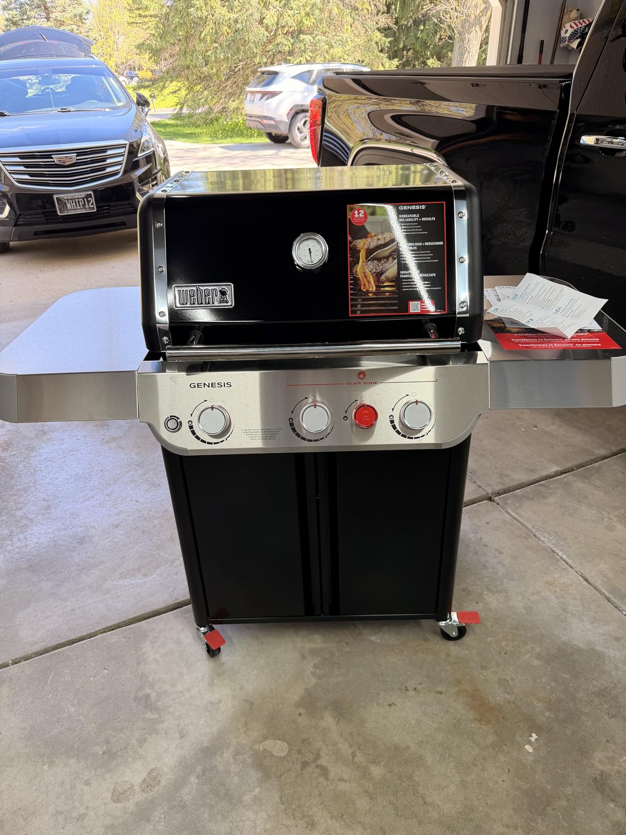 Weber® Genesis E-325 Gas Grill, Outdoor Cooking, Propane Grill, Black customer photo 2