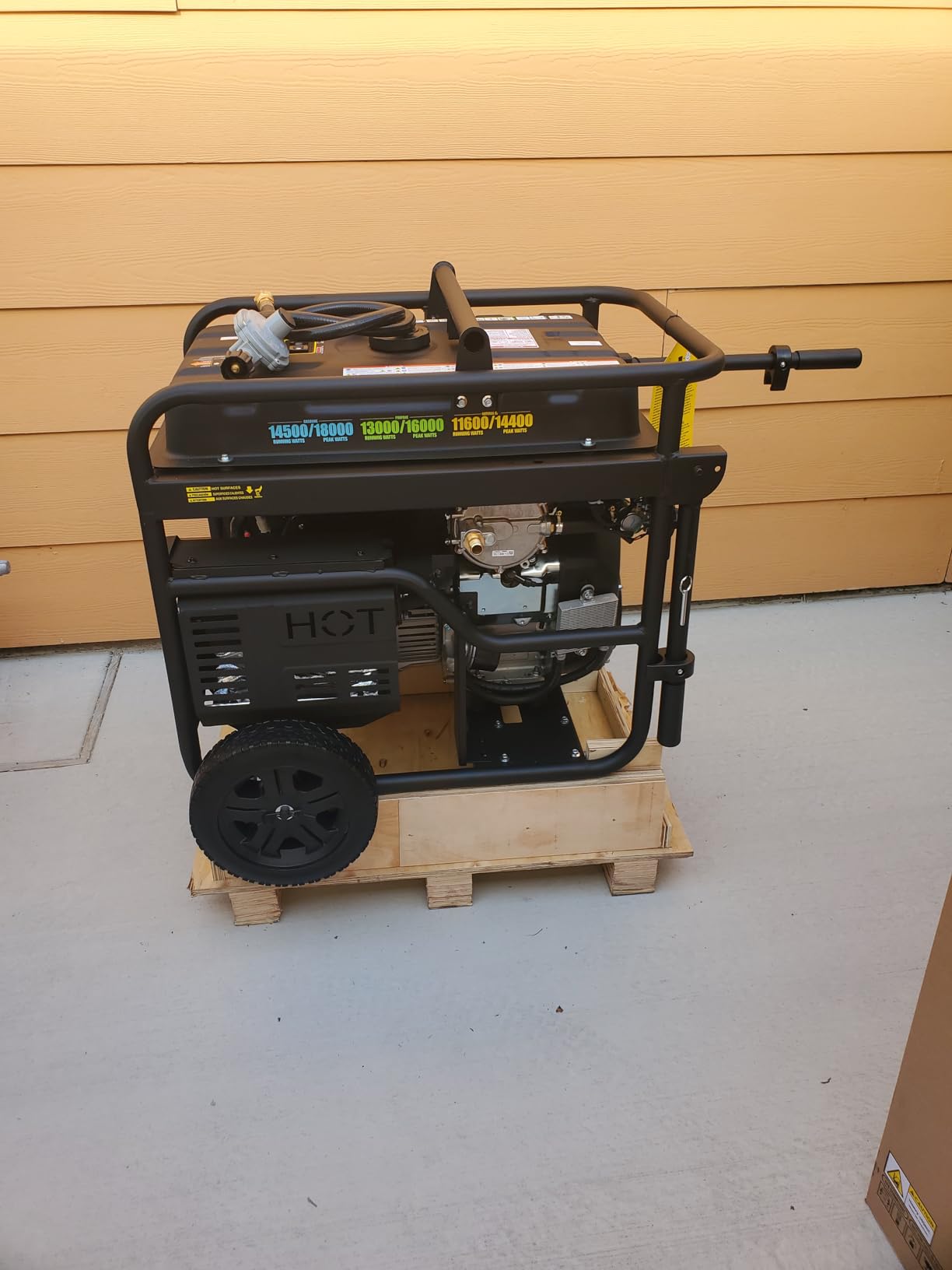 Westinghouse 18000 Peak Watt Tri-Fuel Home Backup Portable Generator, Remote Electric Start, Transfer Switch Ready, Gas, Propane, and Natural Gas Powered, CO Sensor customer photo 2