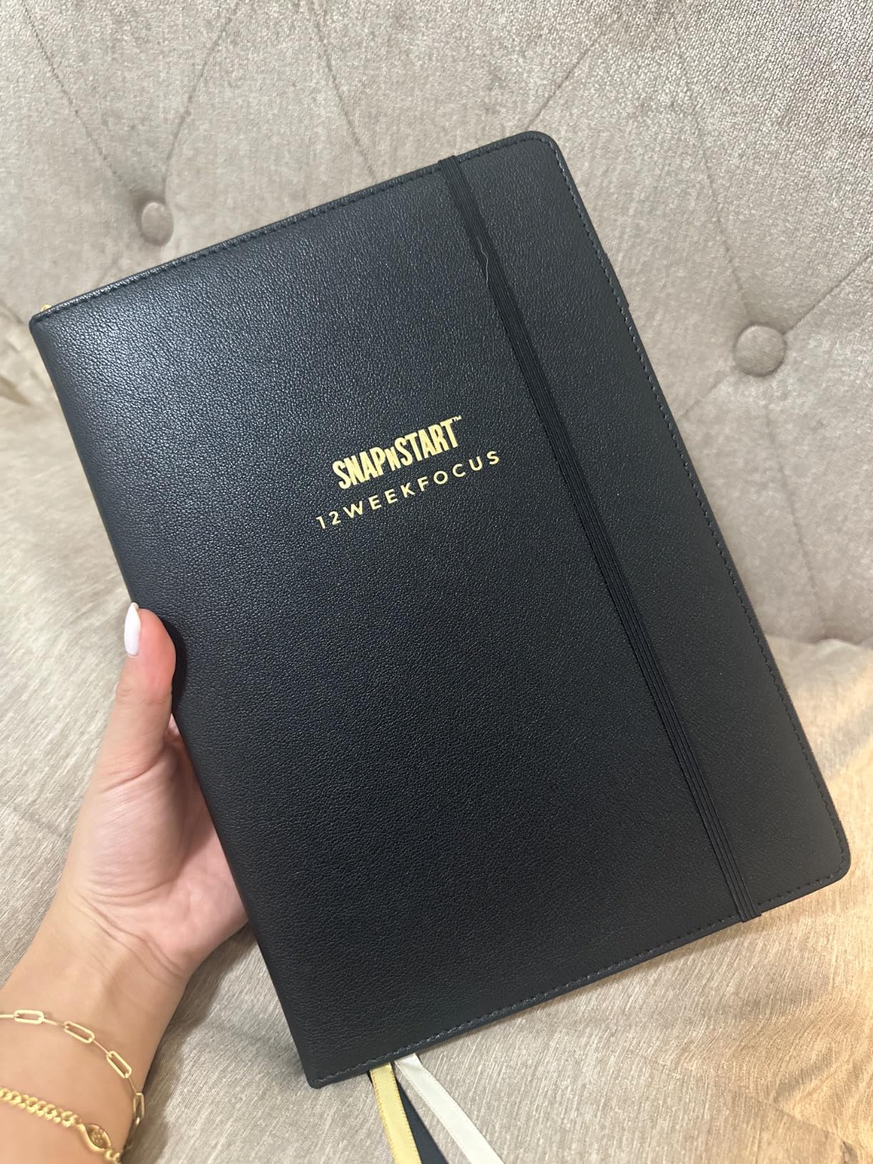12 Week Focus Planner - High Performance Productivity Planner & Goal Planner | Undated Weekly and Daily Planning System with Habit Tracker | 7x10 Hardcover Project Planner customer photo 2